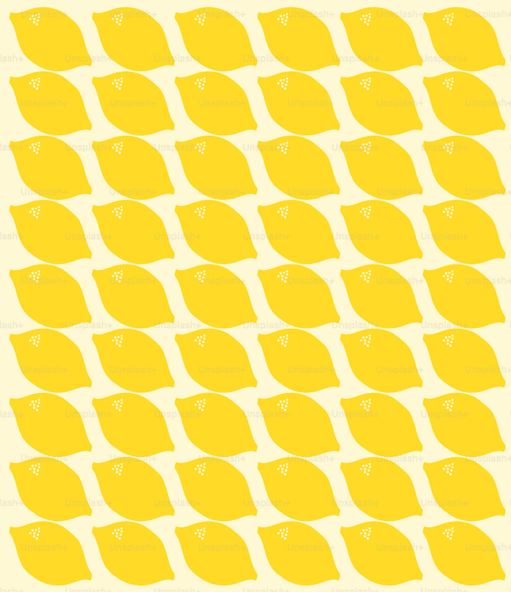a pattern of yellow leaves on a white background