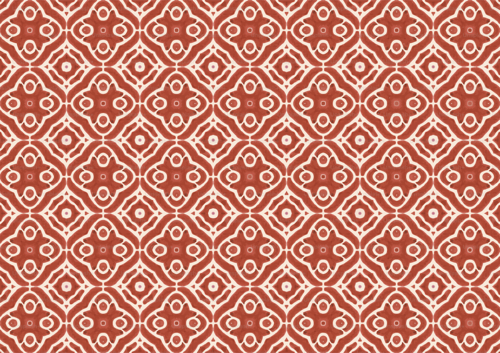 a red and white background with a pattern