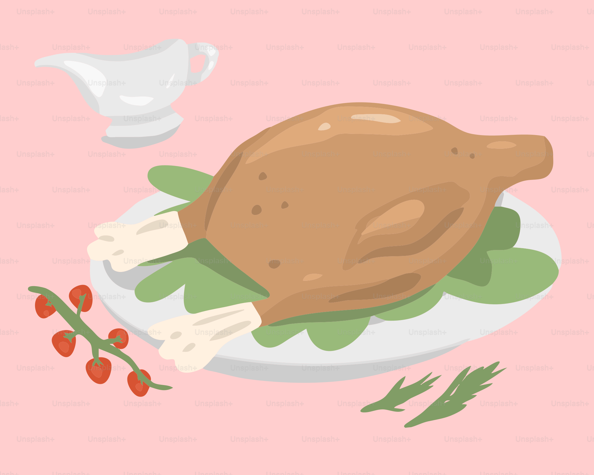 a plate of food with a piece of meat on it