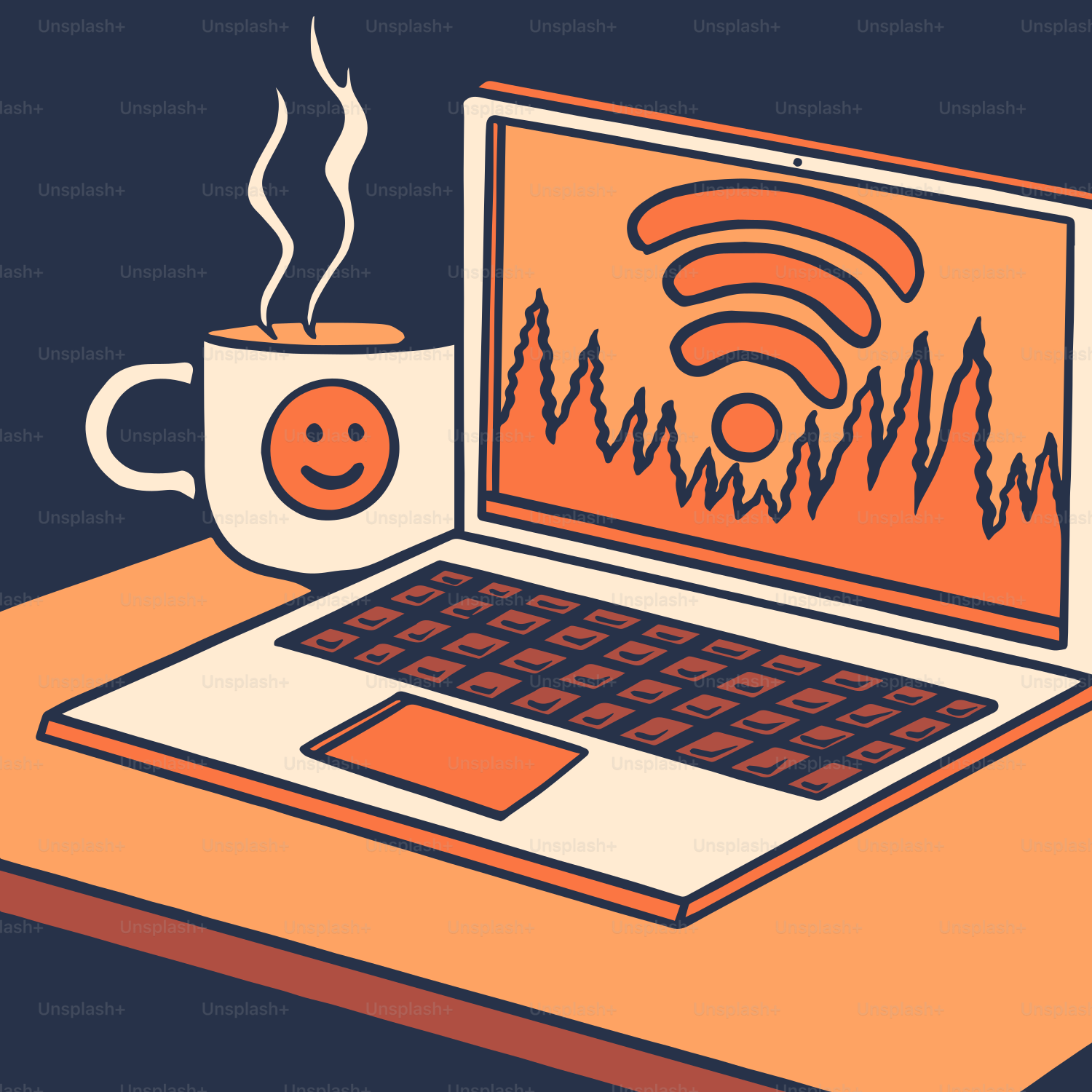 a laptop computer sitting on top of a desk