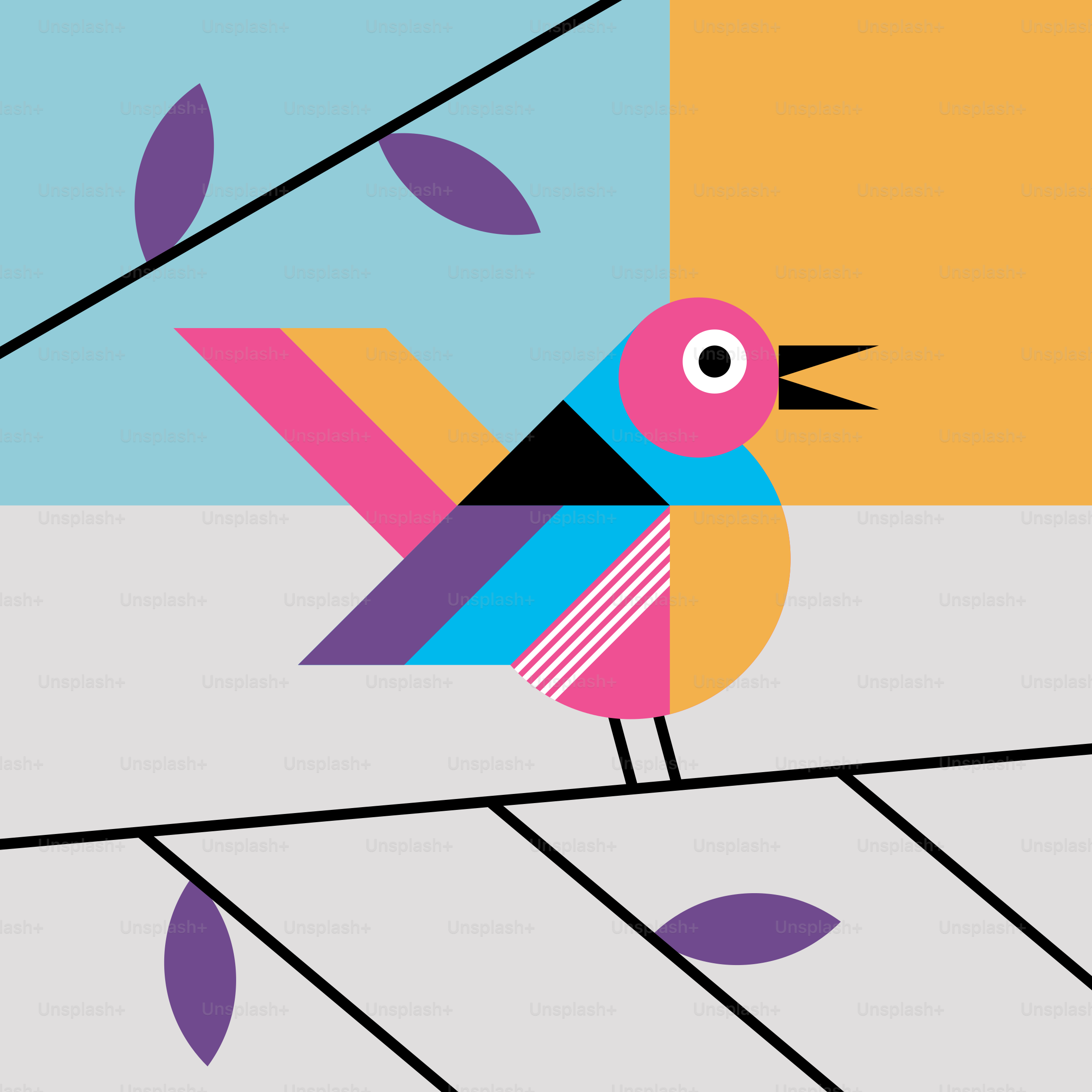 a colorful bird sitting on top of a tree branch