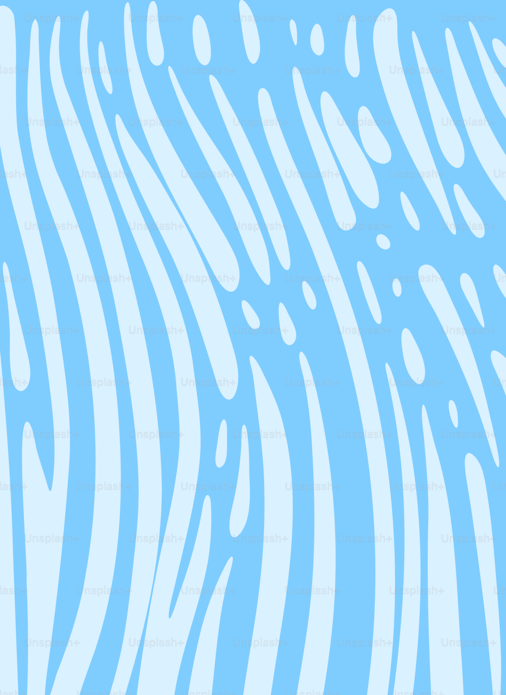 a blue and white background with wavy lines