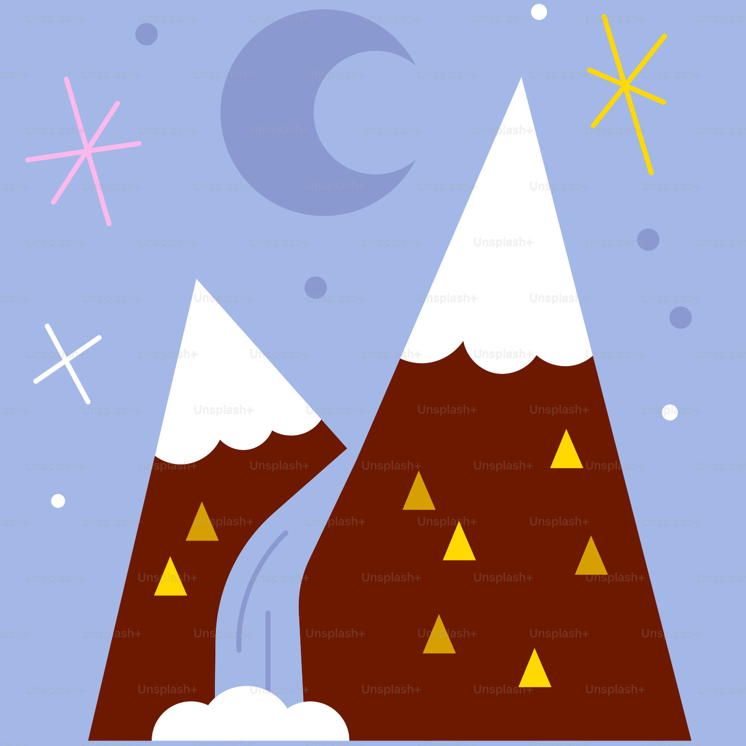 a picture of a mountain with snow on it