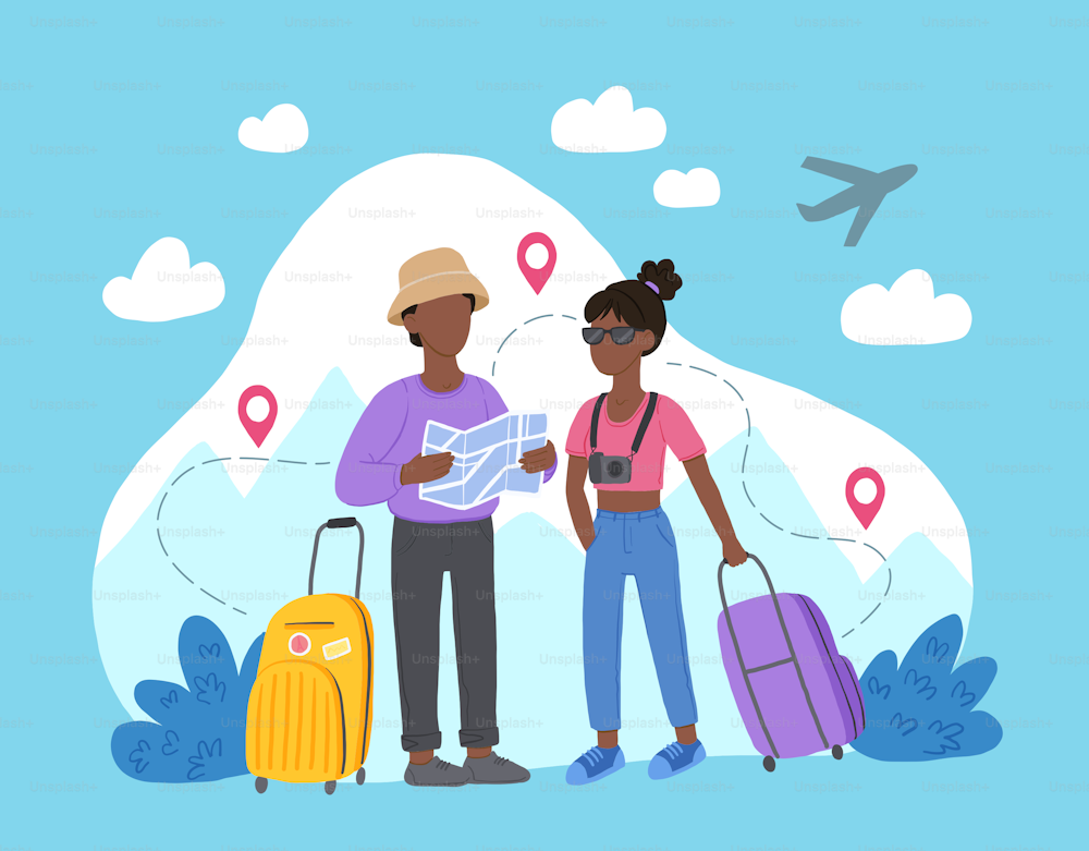 Travel vacation. People travel. Vector iilustration.