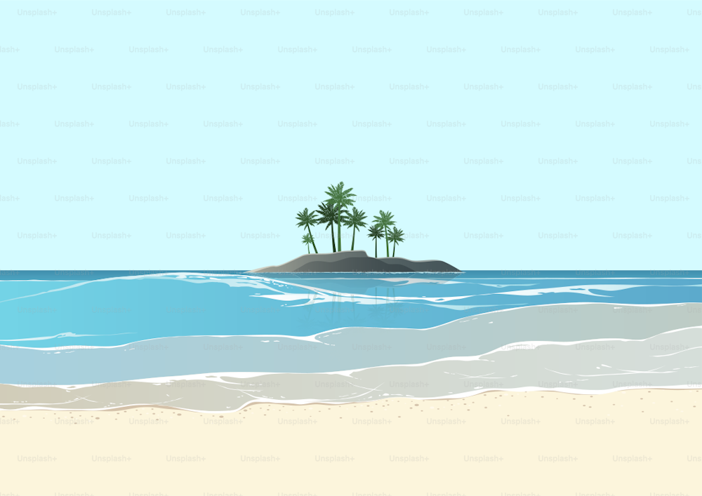 Praia de verão