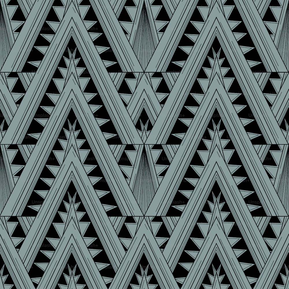 An art deco seamless pattern inspired by the top of the Chrysler building and other famous 1920s architecture.