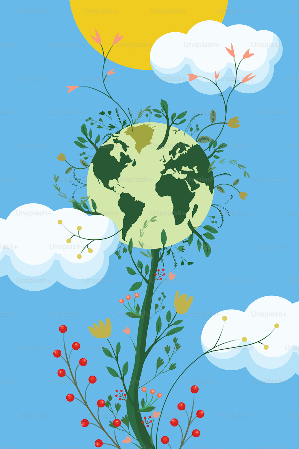 Concept of Arbor Day