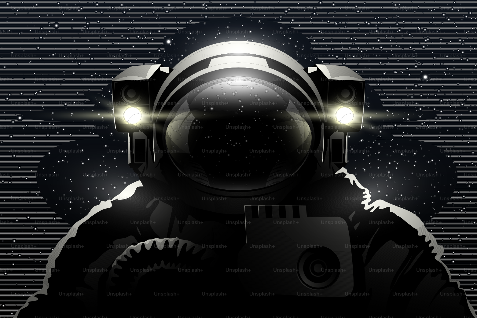 Astronaut im Weltraum