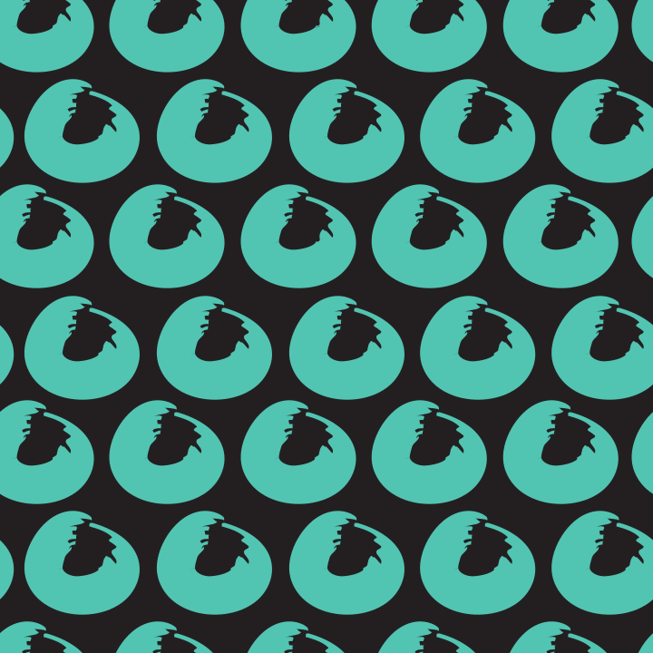 Simple, modern seamless circle pattern. Global colours, easy to change up!