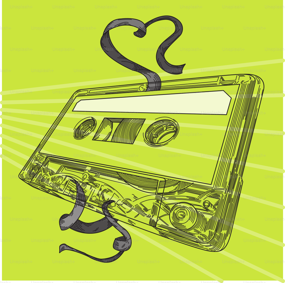 It's the late 80's again! Send a love mix tape to your favourite person and show them how you feel!