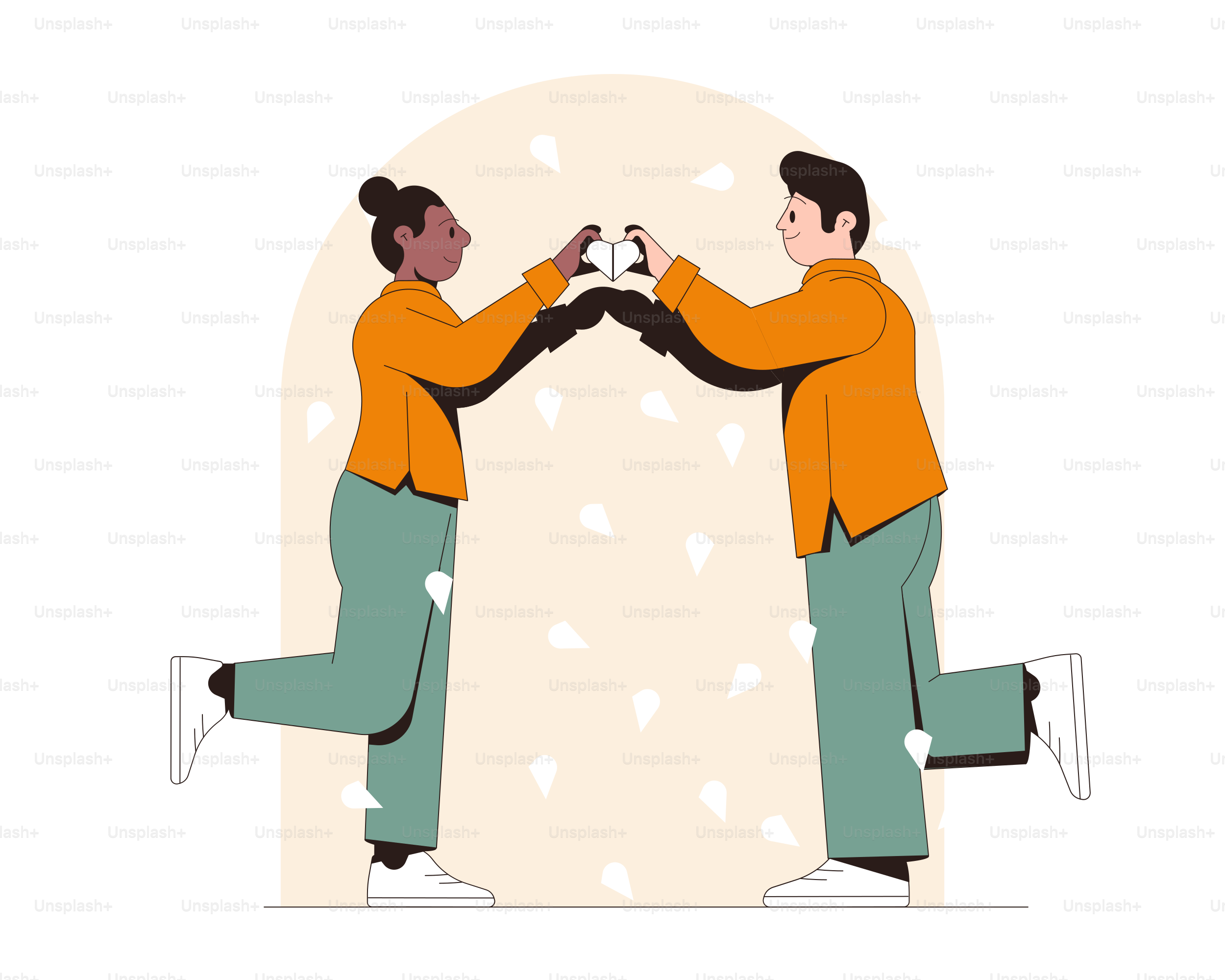 Two people toasting with drinks in celebration