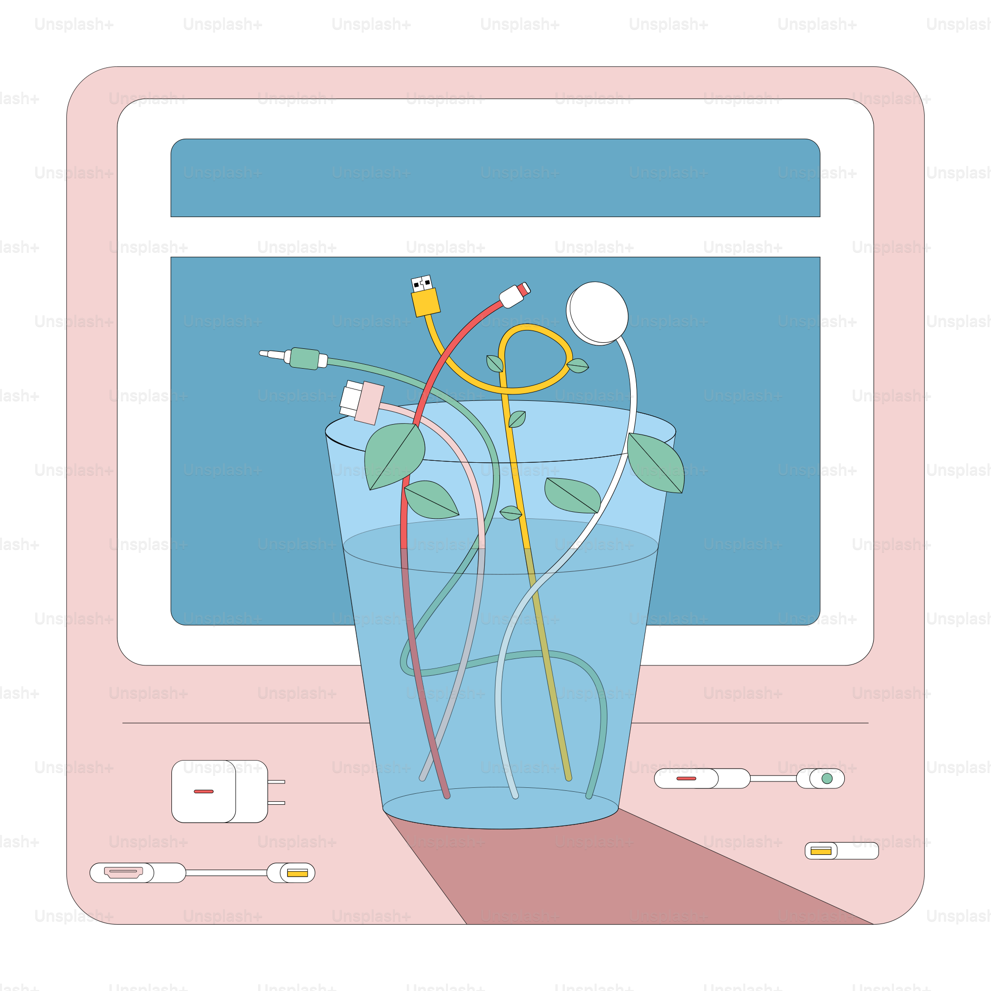 A picture of a glass with a flower inside of it