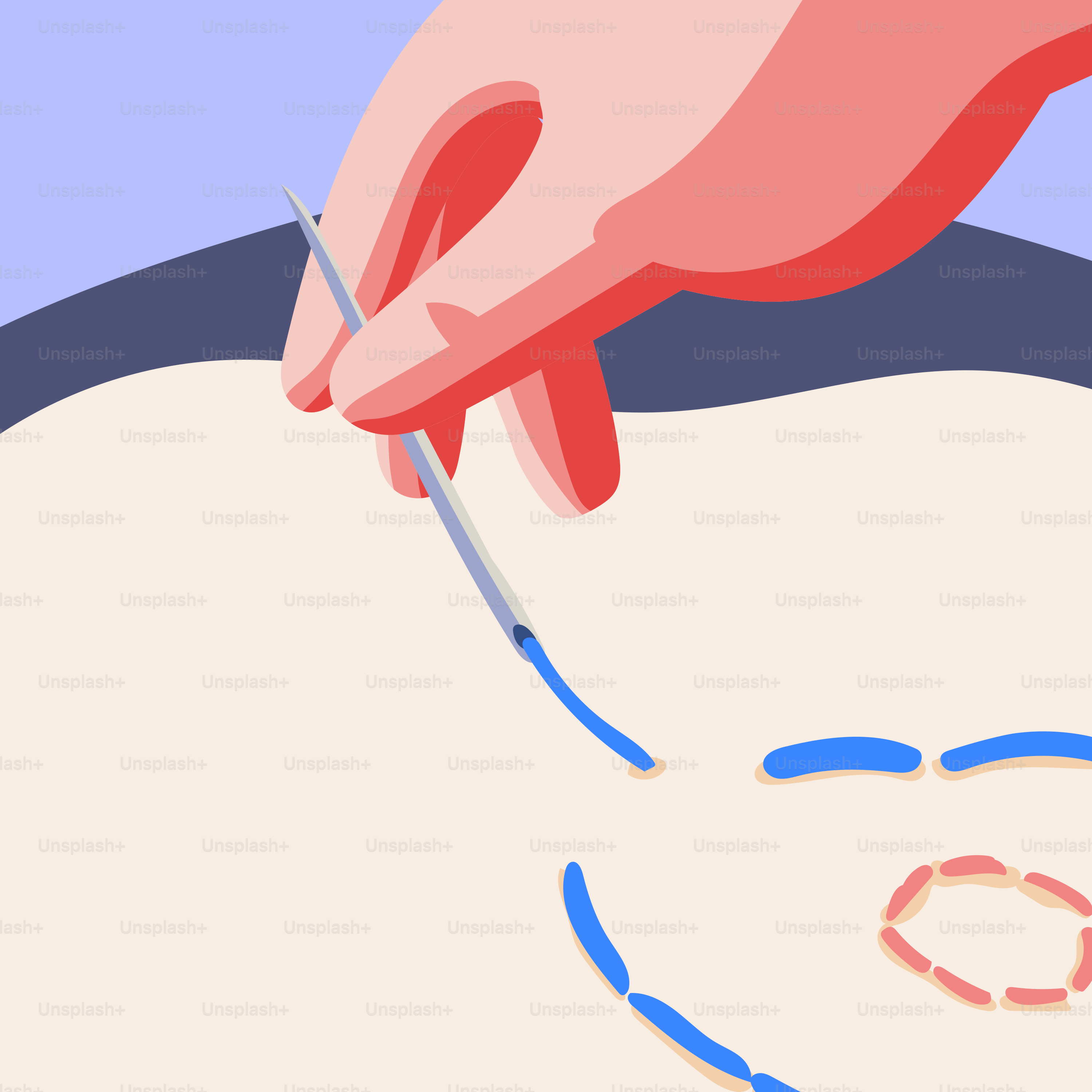 A person cutting a piece of paper with scissors