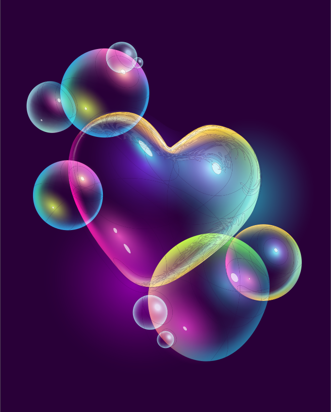 Speech Bubble Set No Outline Pastel Stock Vector (Royalty Free) 2311245035  | Shutterstock, image size:3000x3735