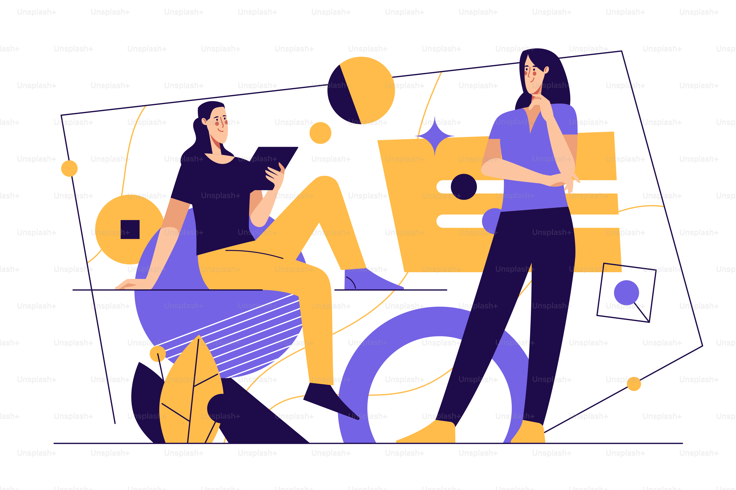 Modernt flat style outline vector illustration on the subject of media, technologies, communication. Editable stroke.