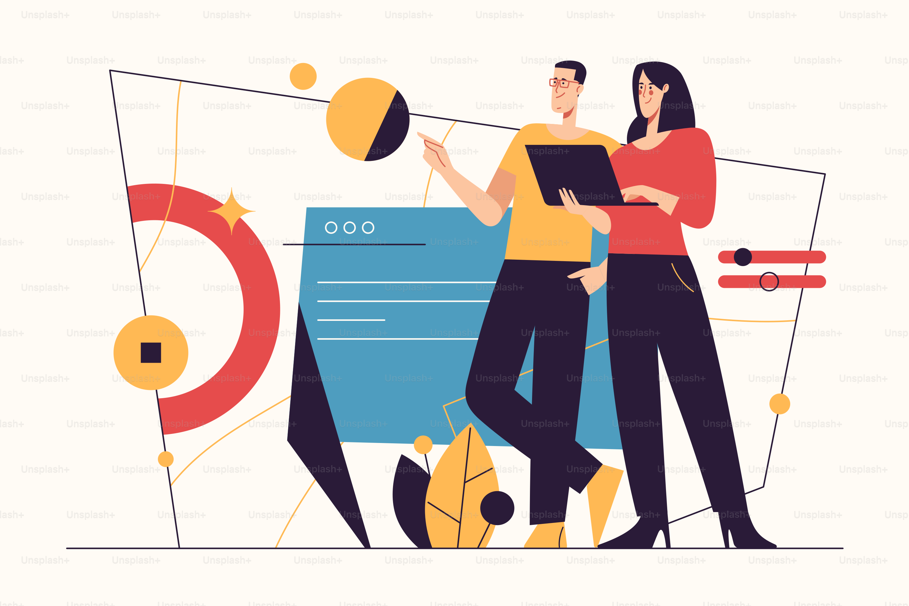 Ilustración vectorial sobre recopilación de datos, inteligencia  empresarial, soluciones digitales. Trazo editable. vector – Imagen de  Negocio en Unsplash, image size:3000x2000