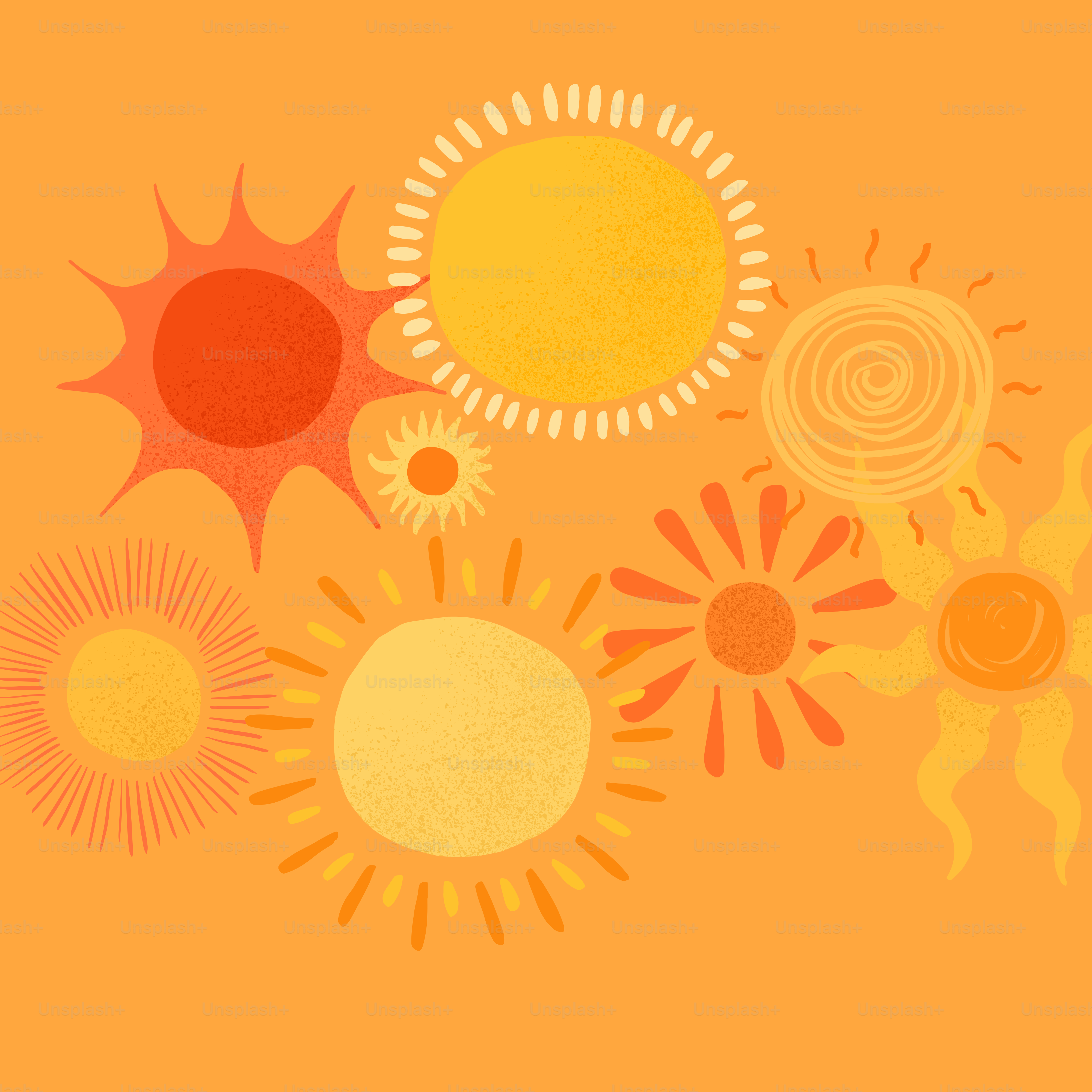 Sun Illustrations | Download vector on Unsplash, image size:3000x3000