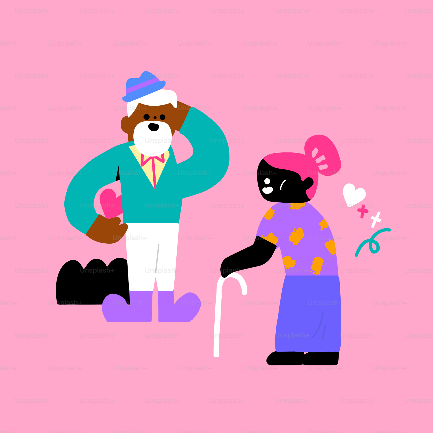 a man and a woman standing next to each other