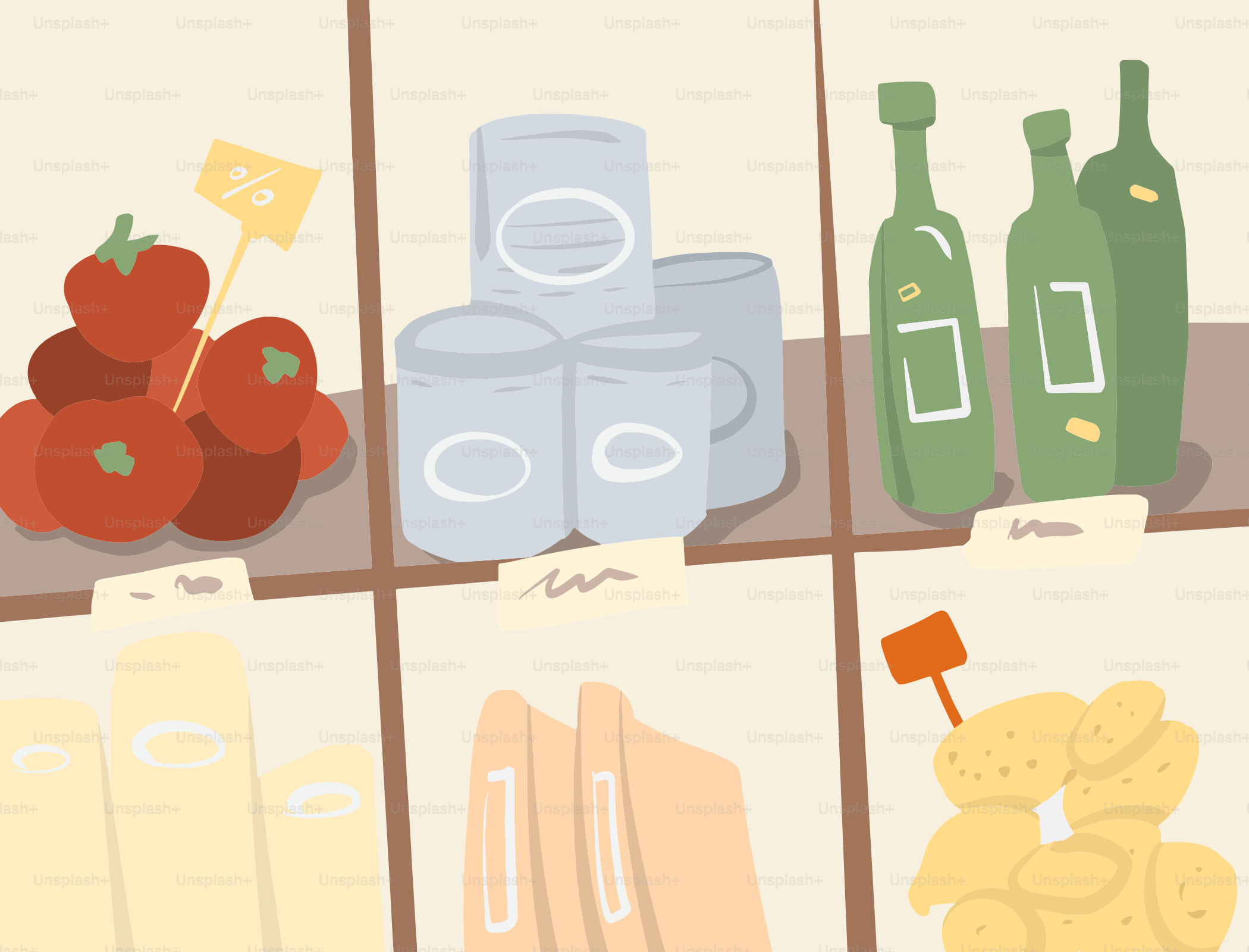 a shelf filled with lots of different types of bottles