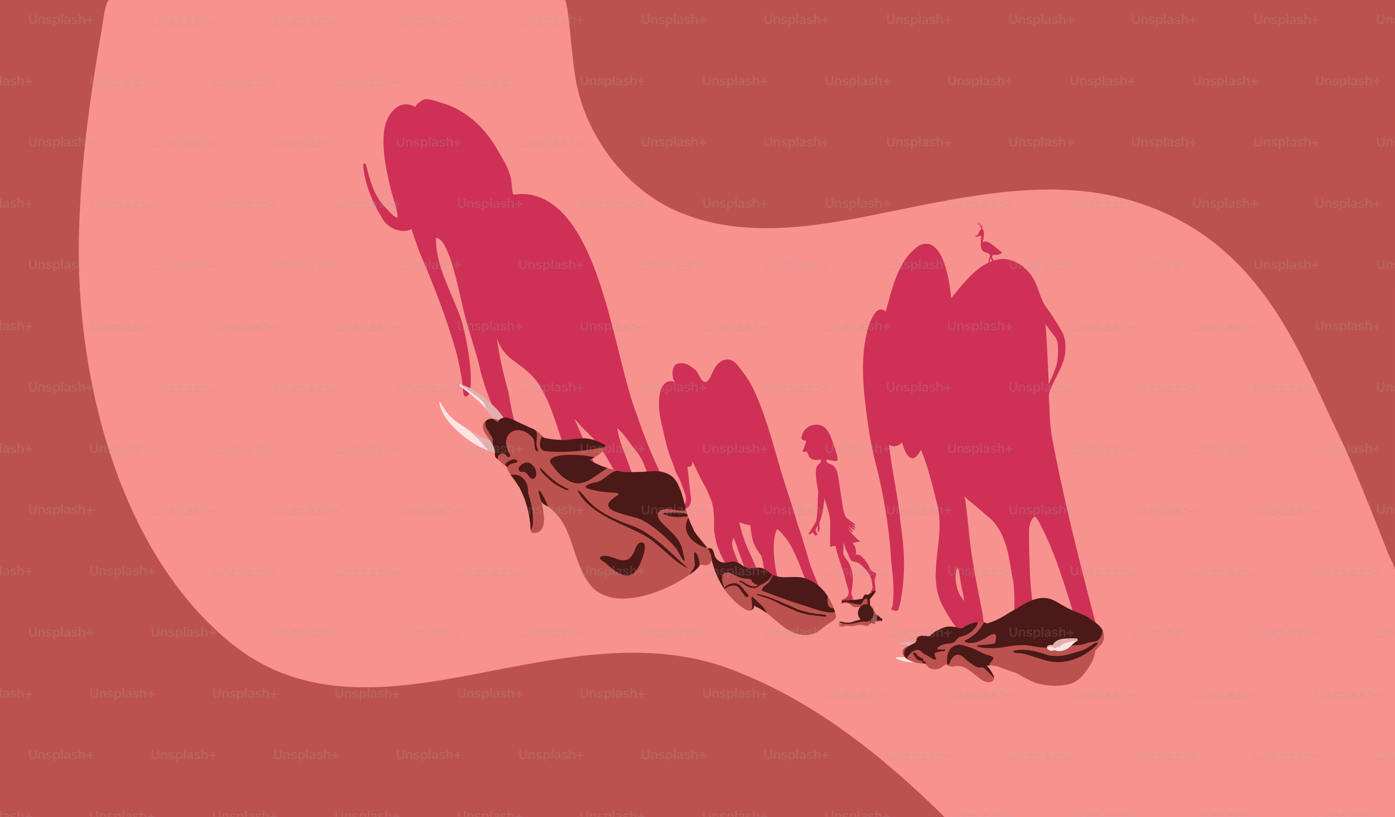 Un grupo de personas de pie en medio de una fila