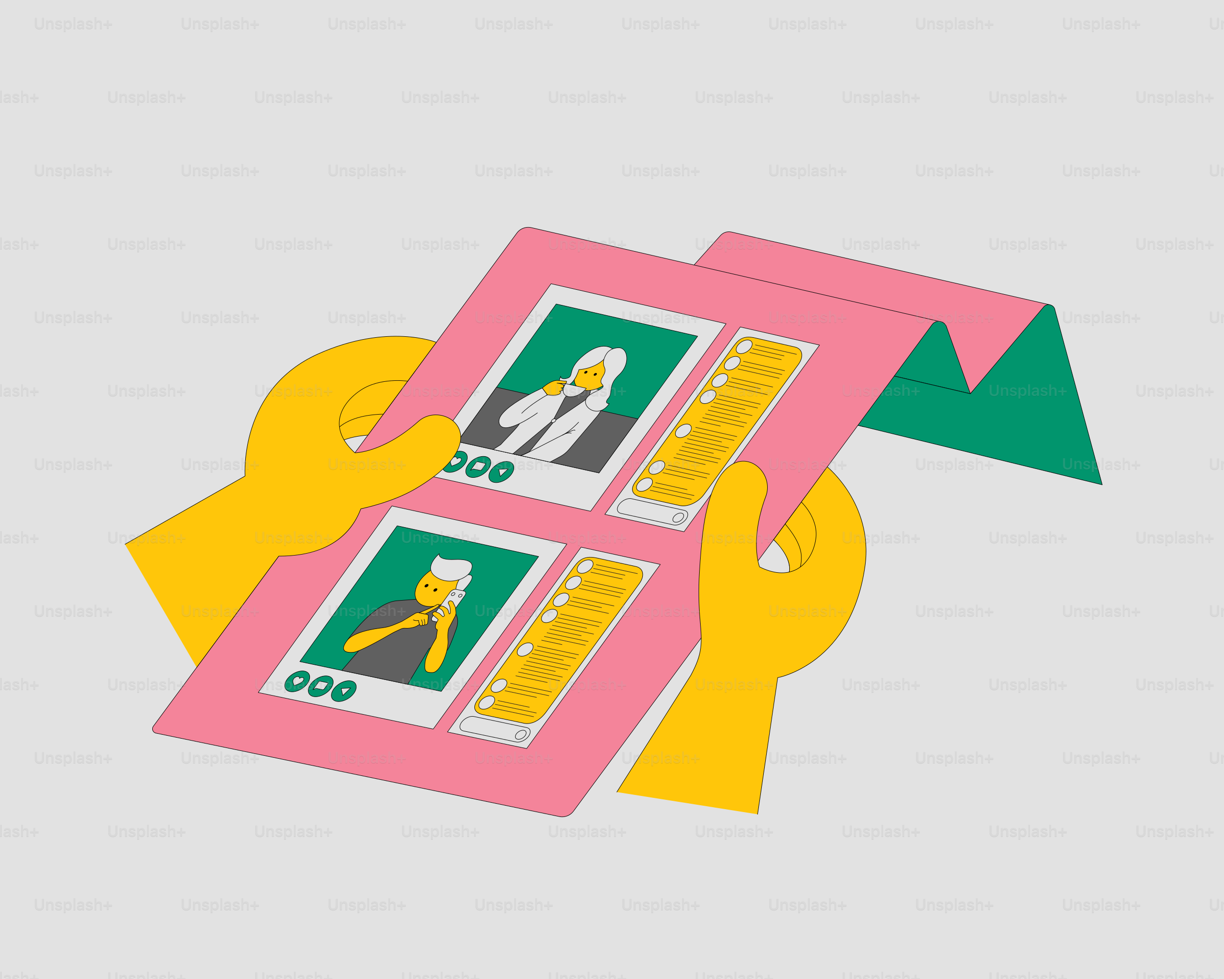 a person holding a pink folder with pictures on it