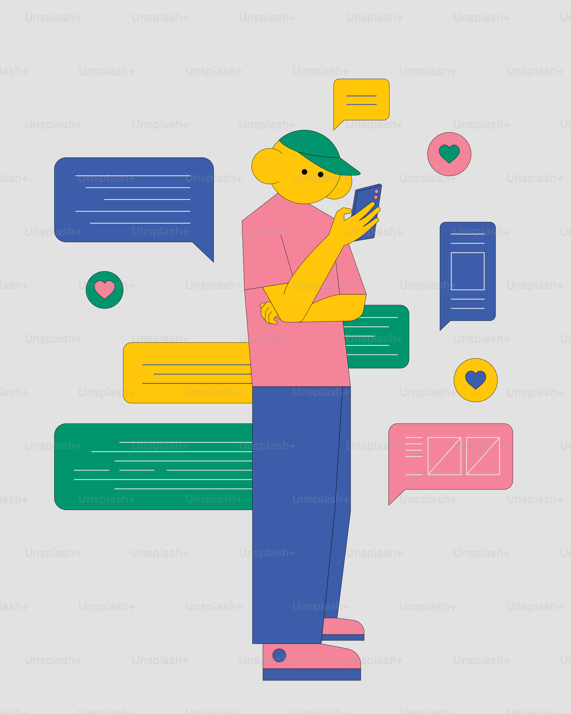 un uomo in piedi con un cellulare in mano