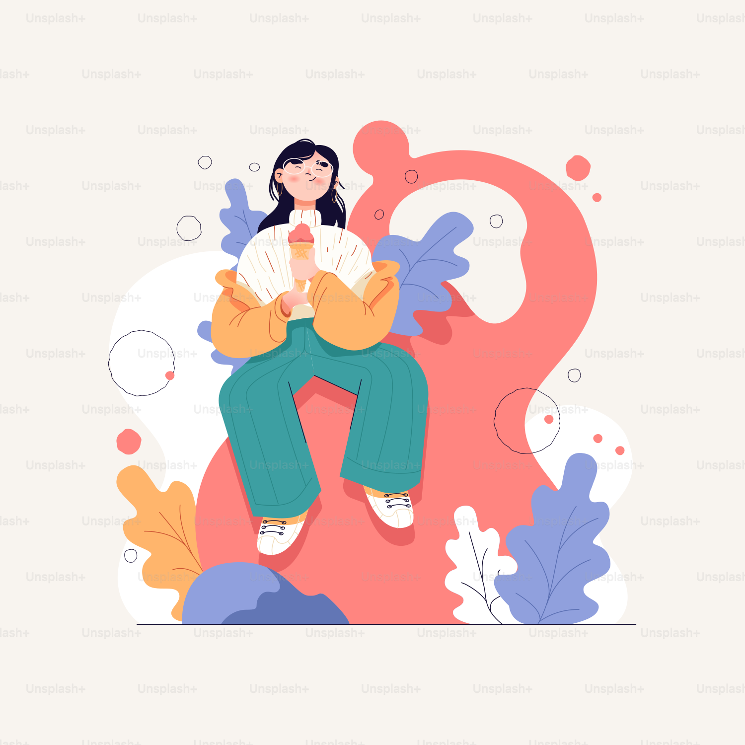 a woman sitting on the ground holding a book