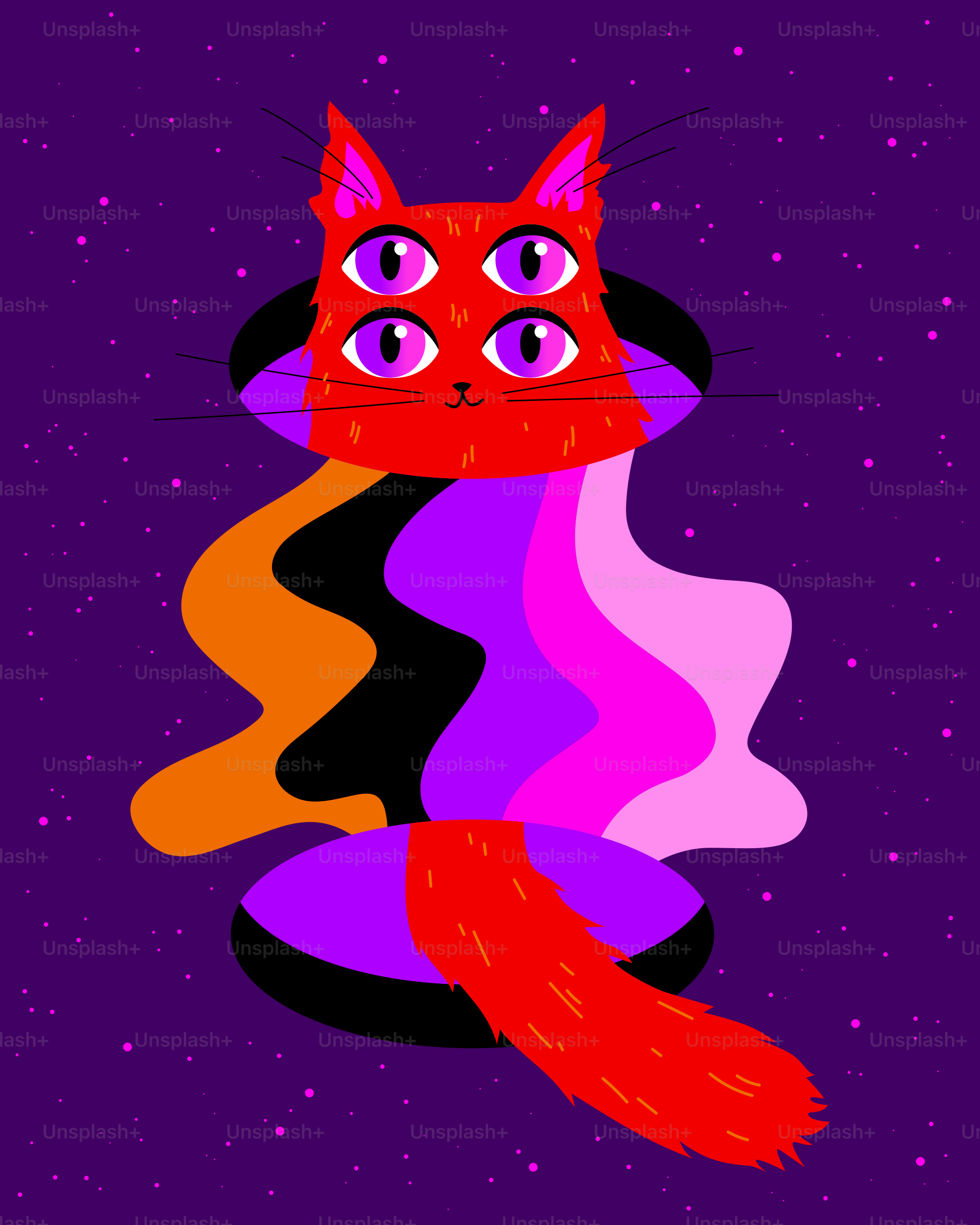 a picture of a cat that is floating in the air