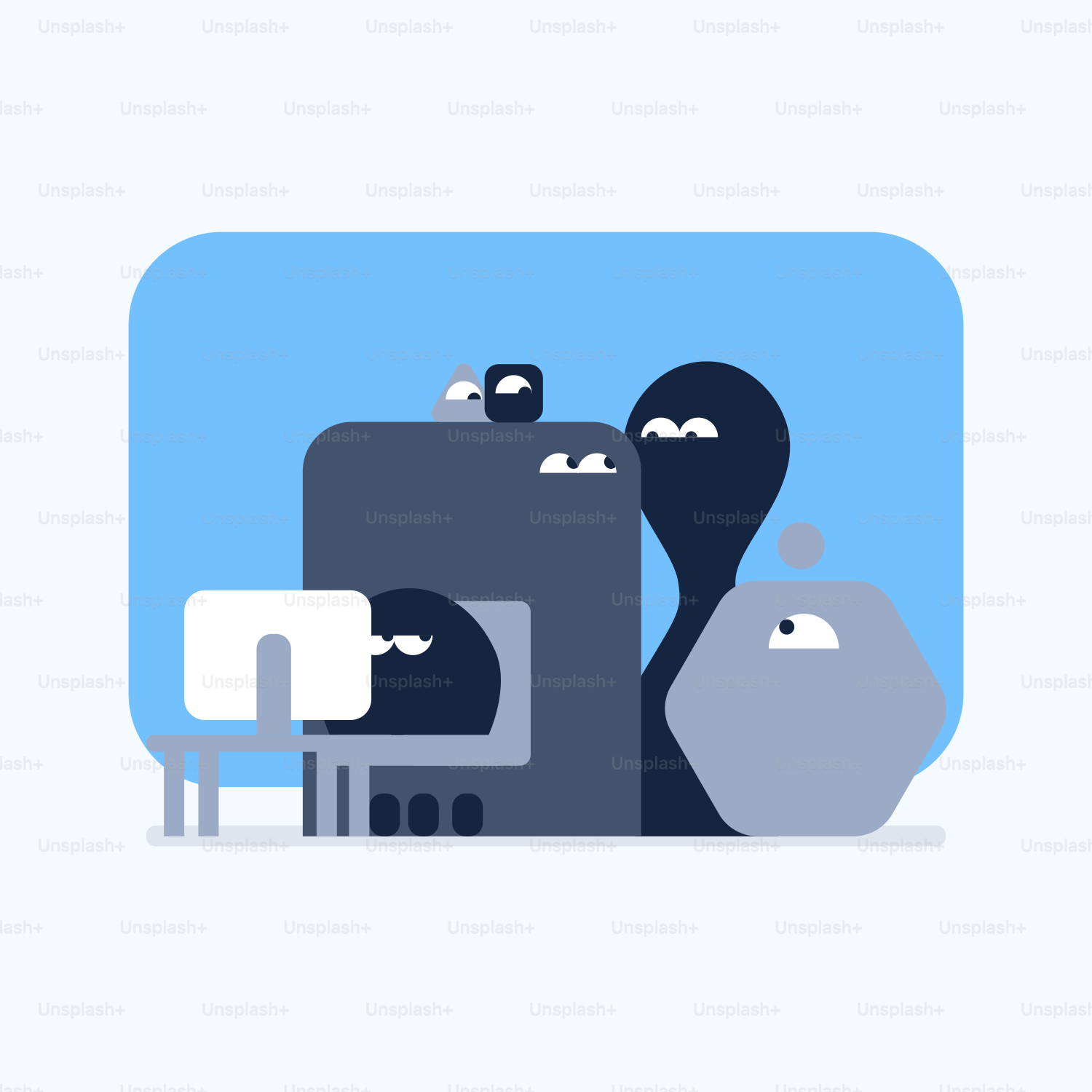 ein paar schwarze Objekte, die nebeneinander liegen