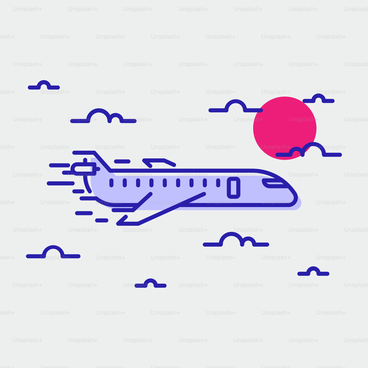 an airplane flying in the sky with clouds