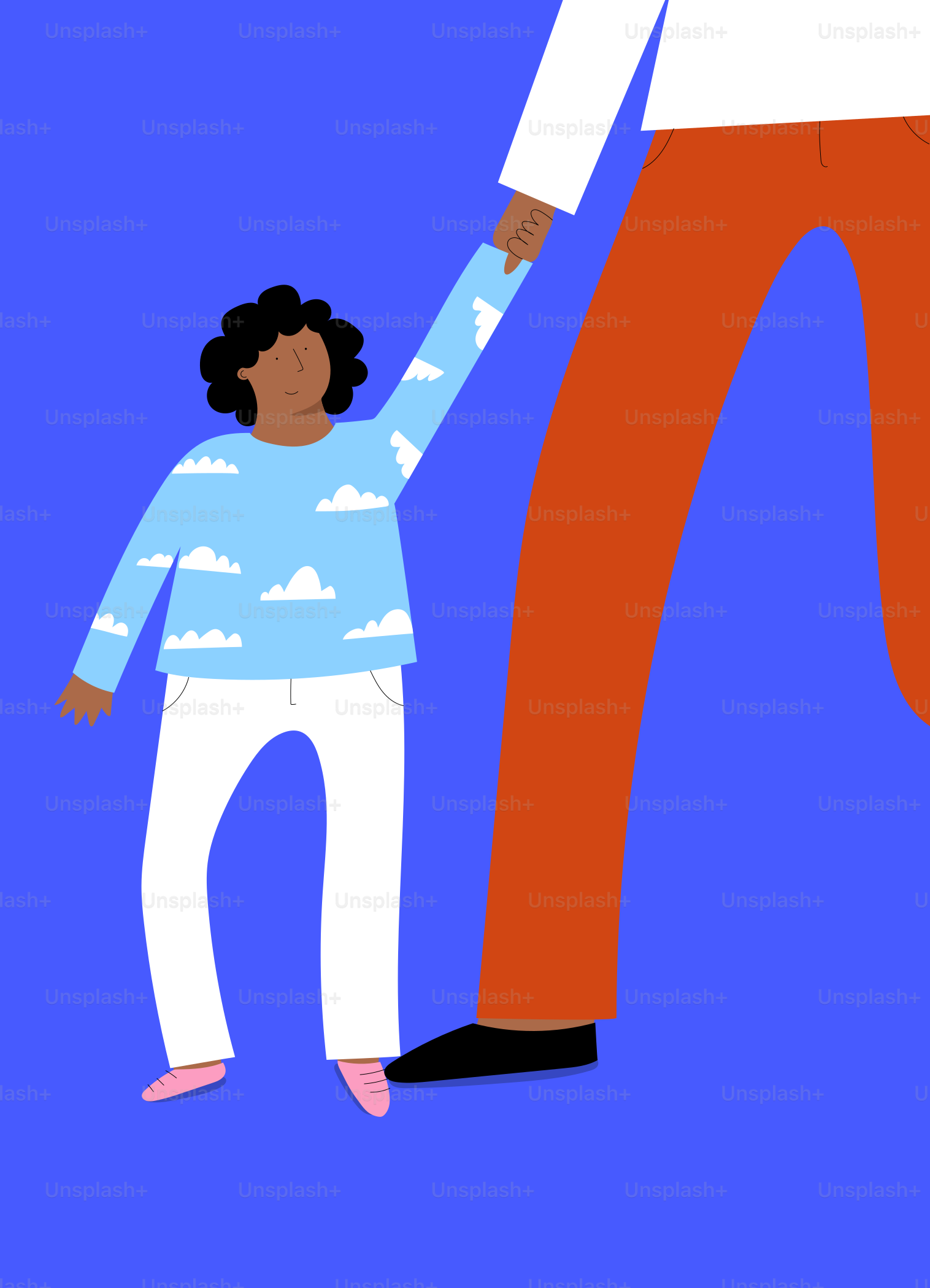 a man holding the hand of a woman