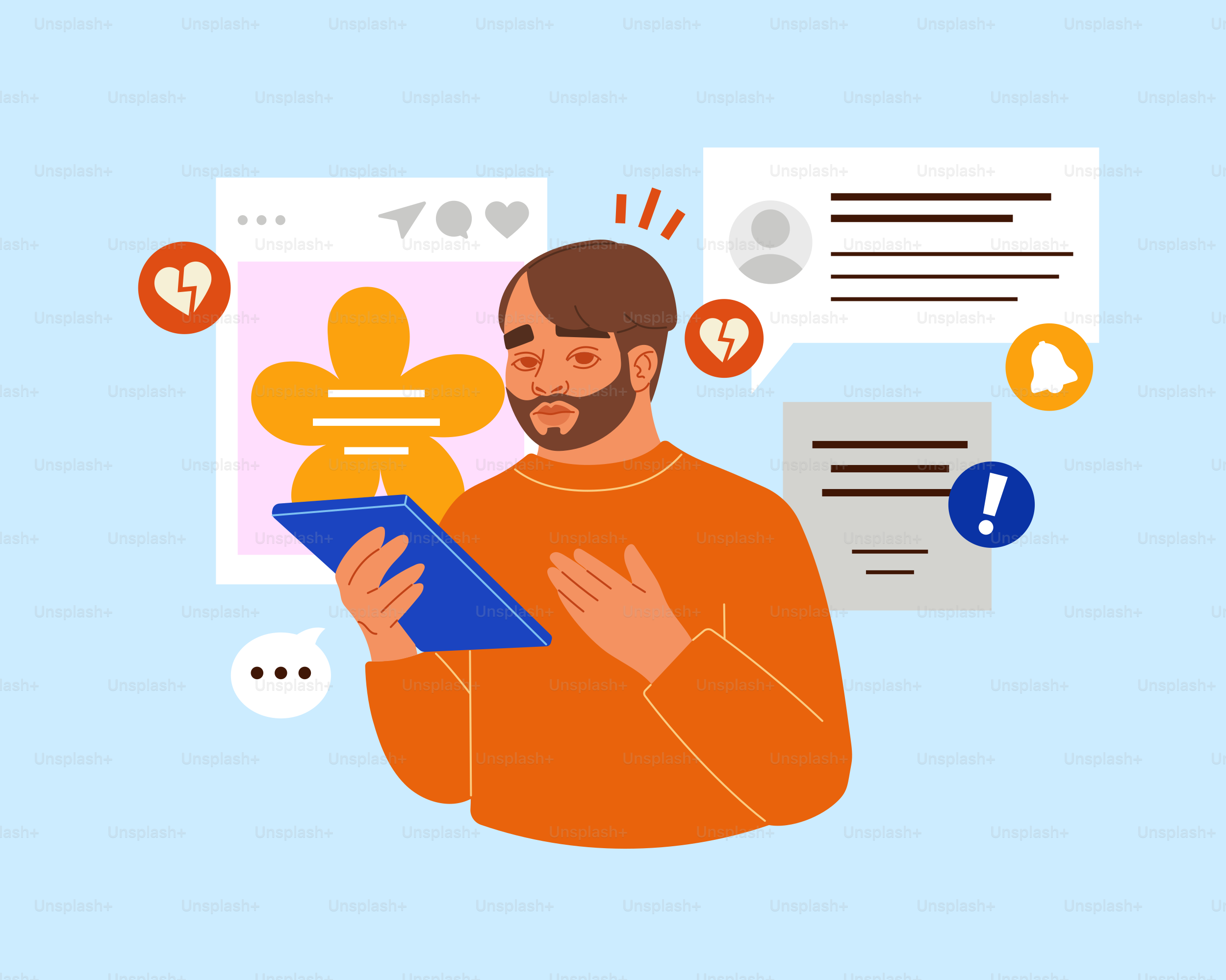 a man holding a tablet in his hands