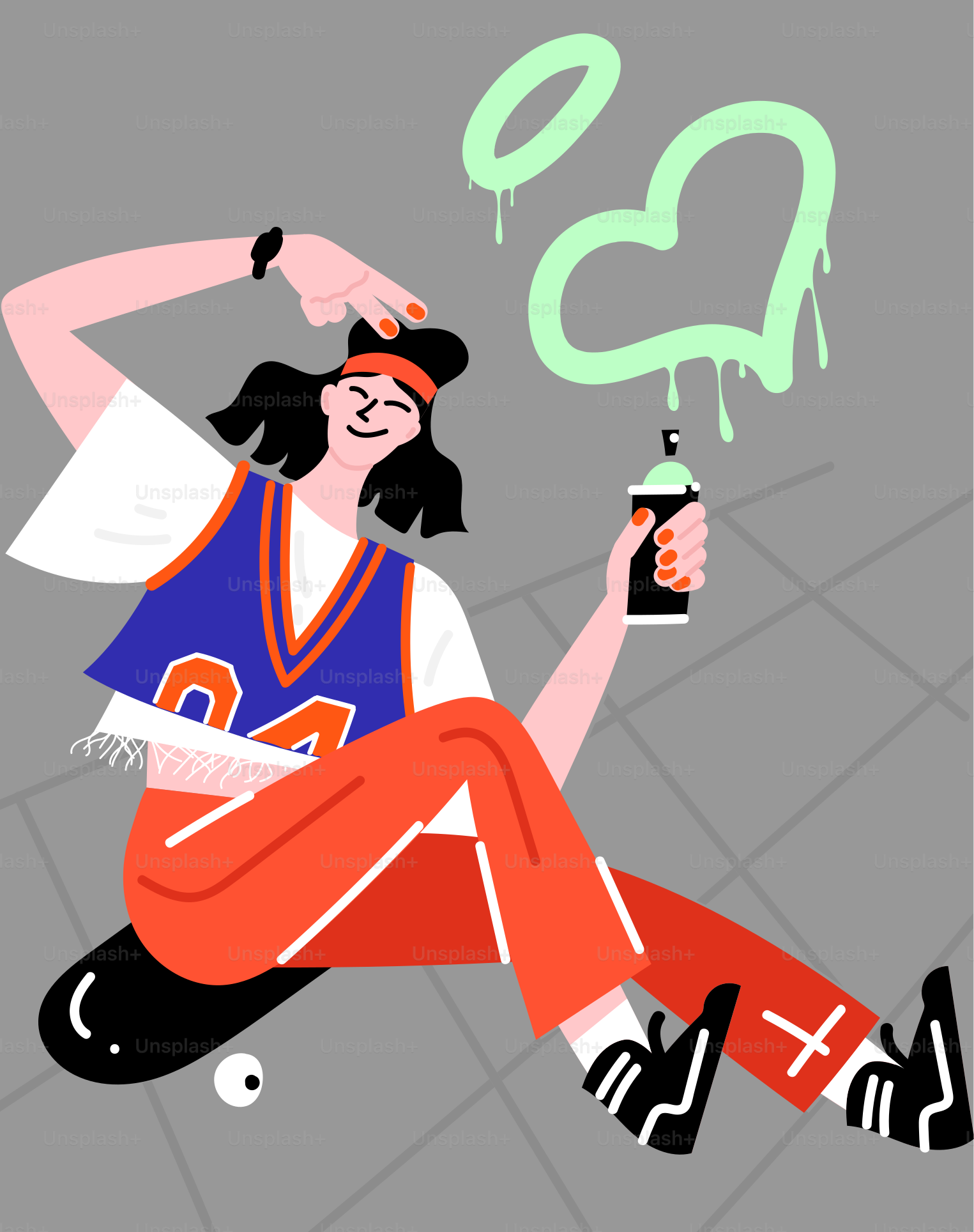 a woman sitting on the ground holding a beer