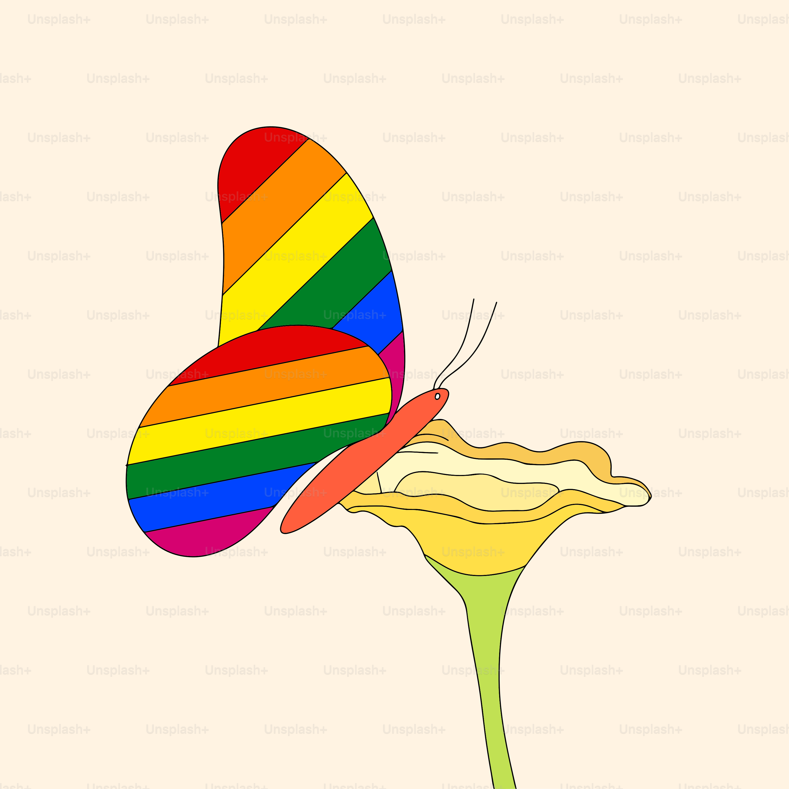 a colorful butterfly flying over a flower