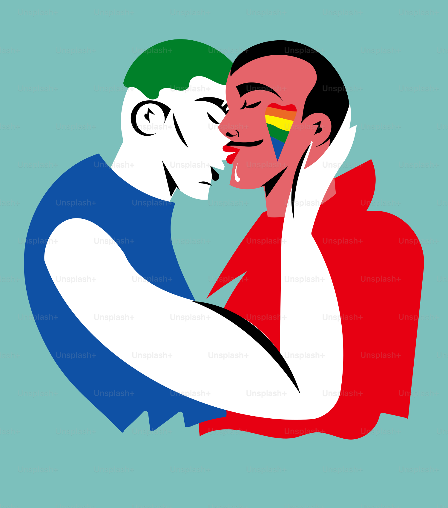 a couple of people that are hugging each other