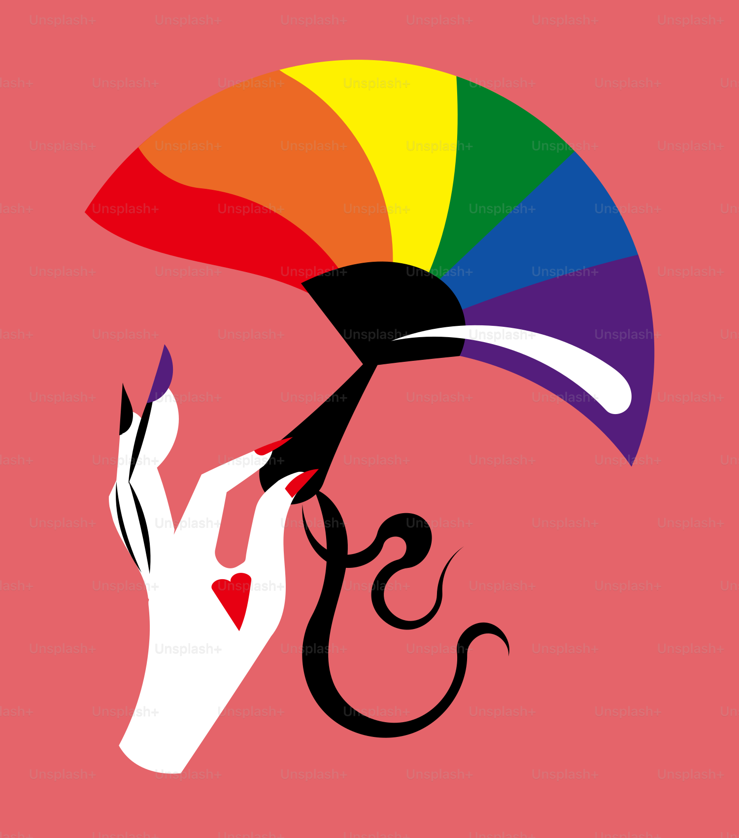 a person holding a colorful umbrella in their hand