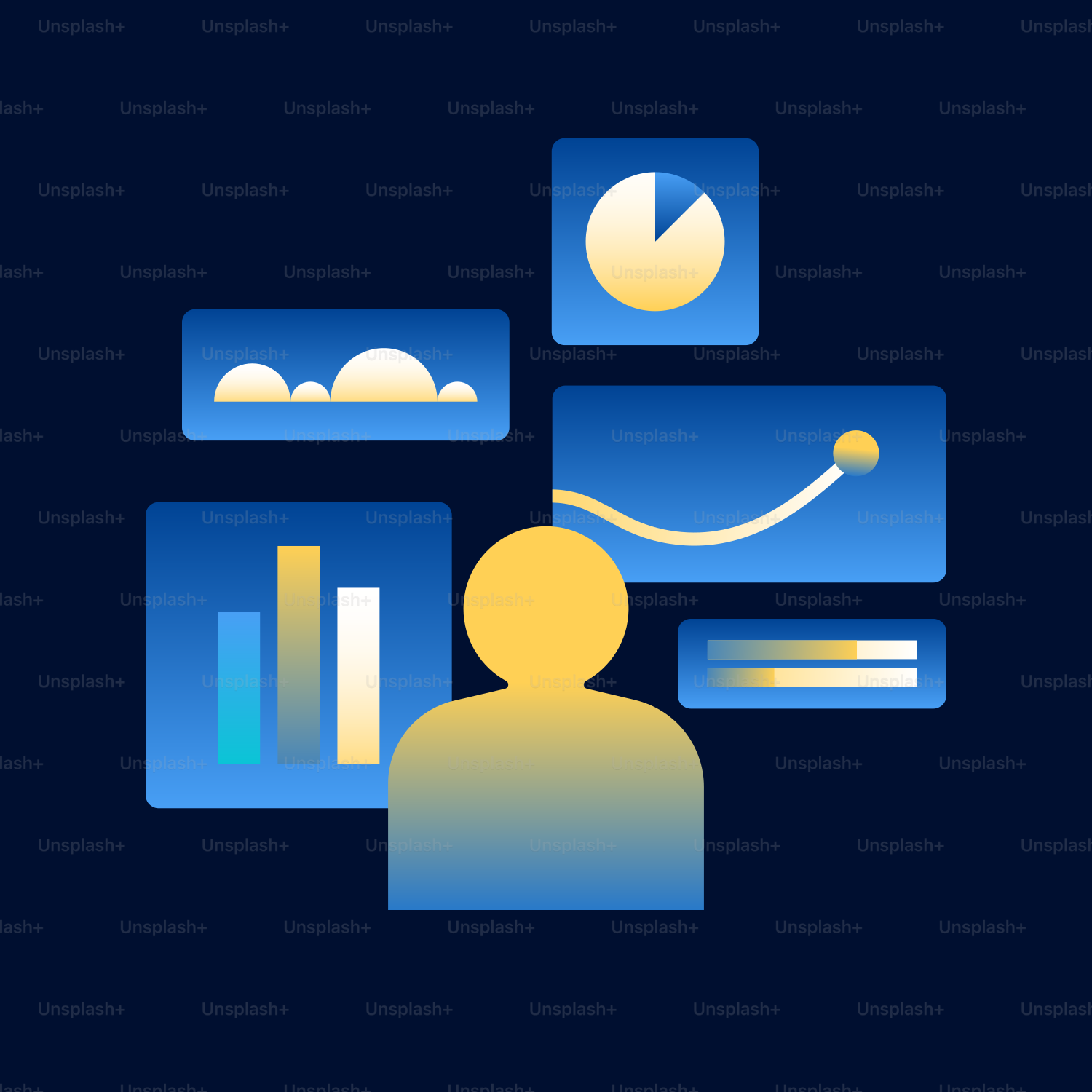 a person standing in front of a computer screen