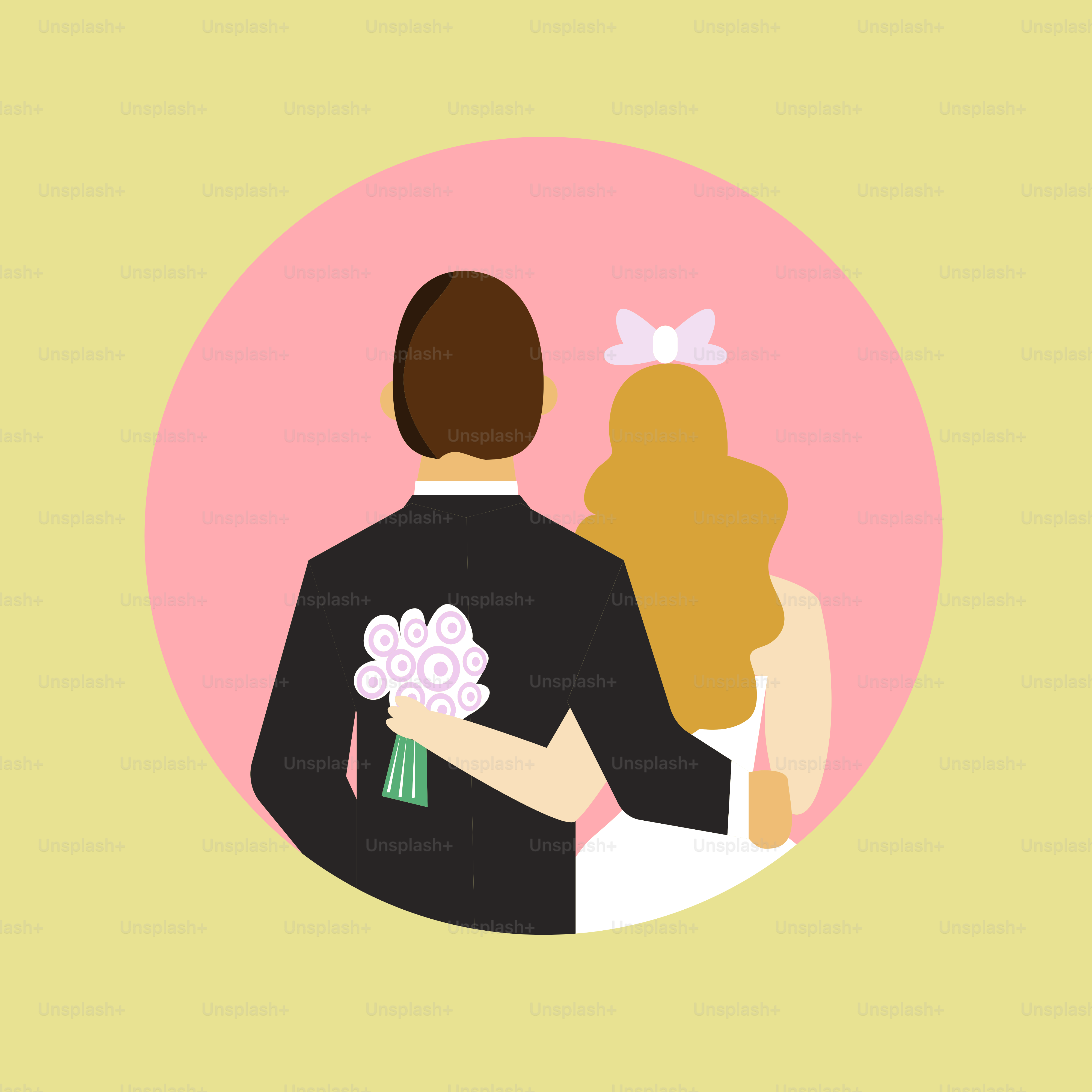 Ein Mann und eine Frau schauen sich an