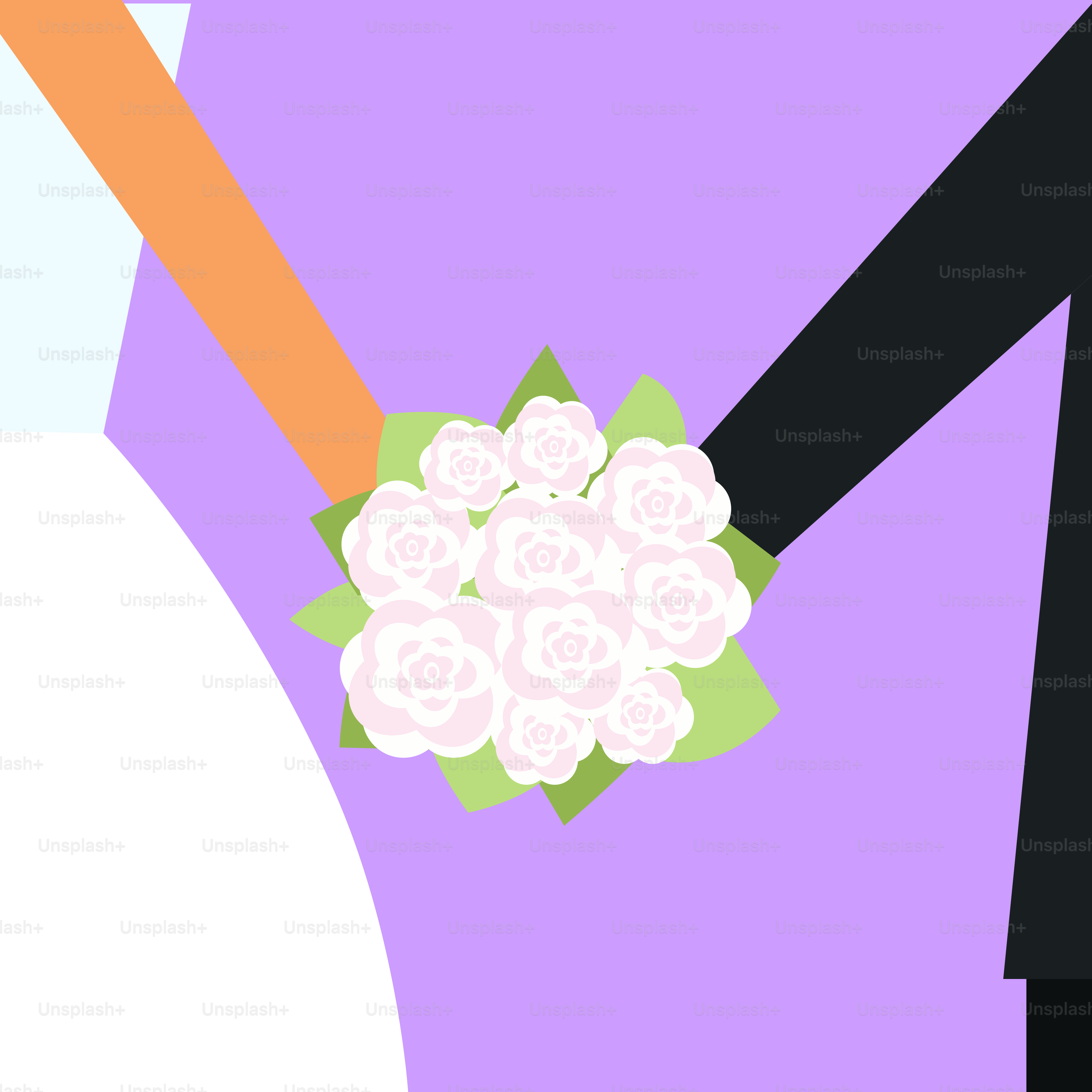 a person holding a bouquet of flowers in their hand