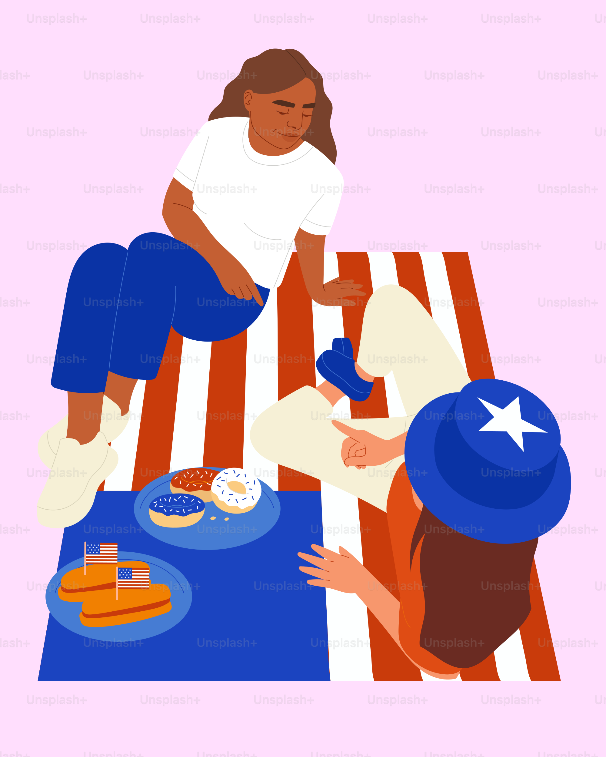 a woman sitting at a table with a plate of food