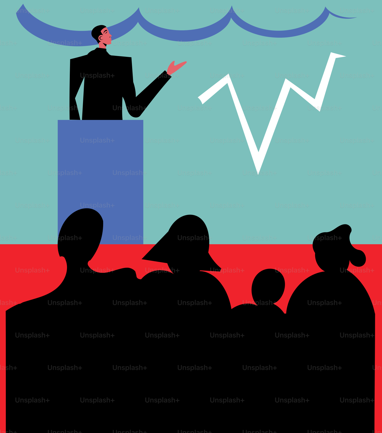 un uomo che fa una presentazione a un gruppo di persone