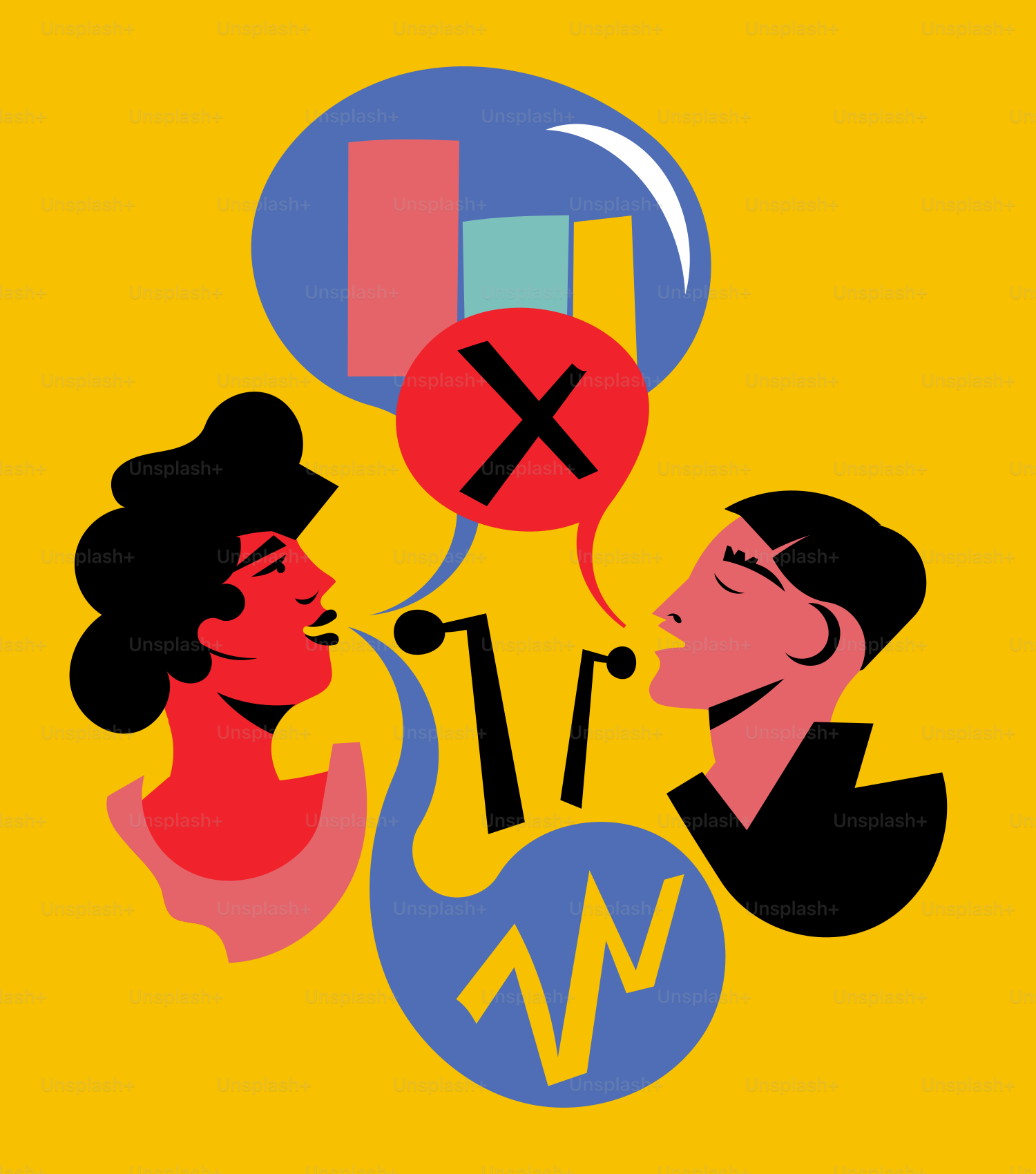 un paio di donne che parlano tra loro