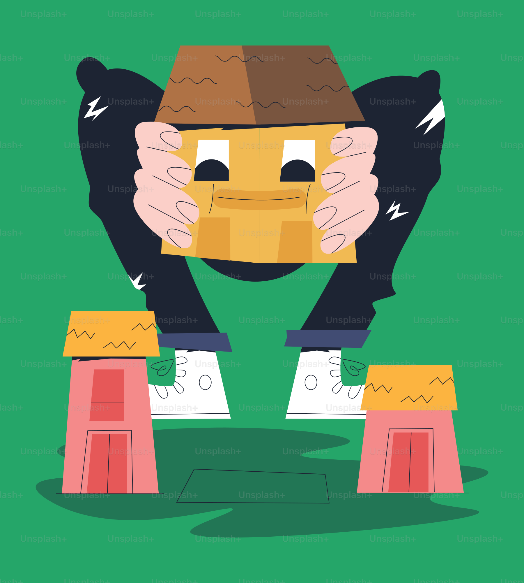 una persona che tiene una tazza davanti al viso