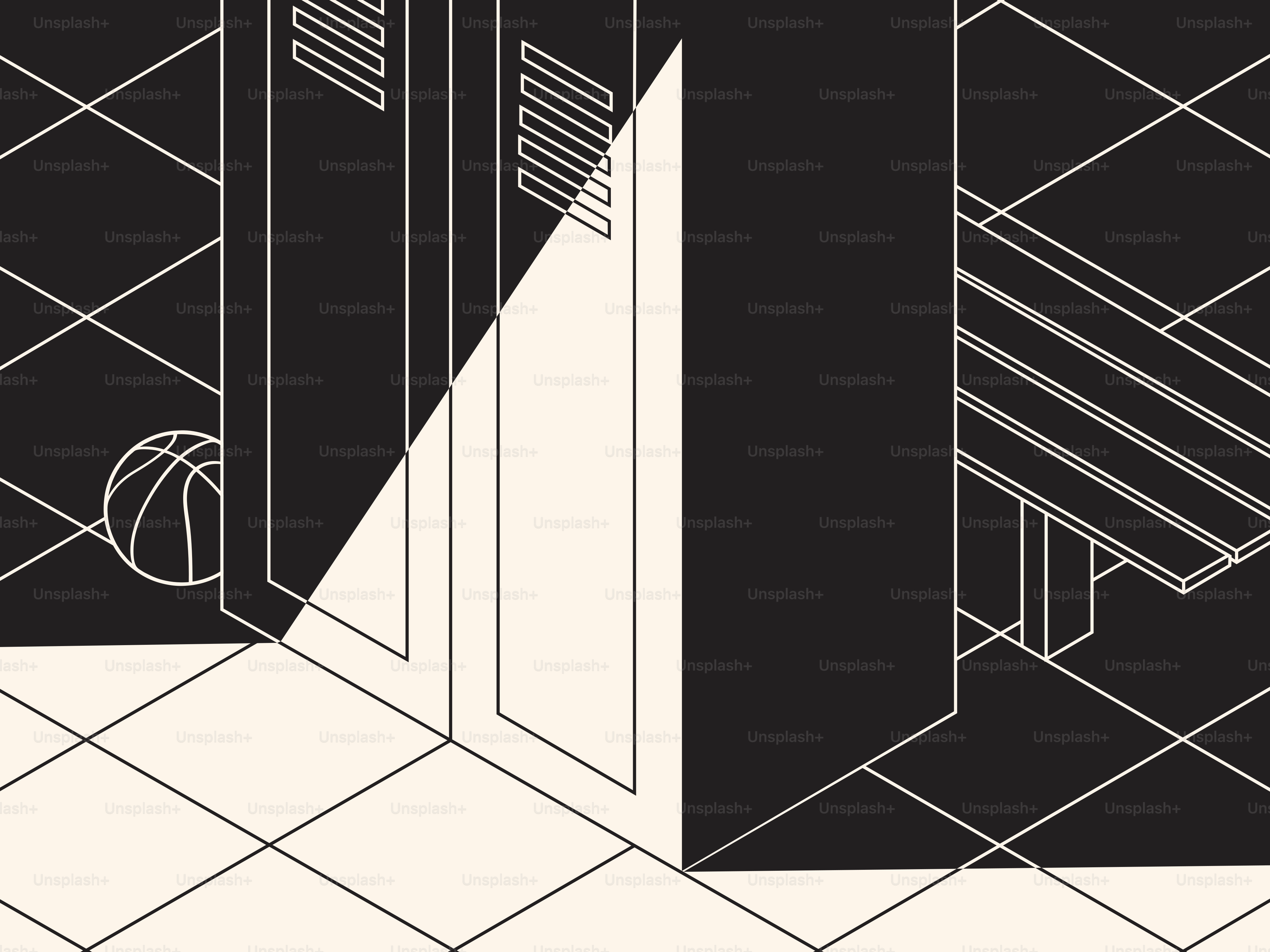 a black and white illustration of a doorway