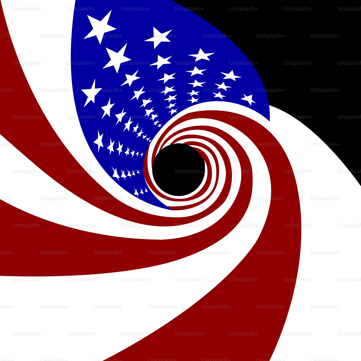 Un tourbillon rouge, blanc et bleu avec des étoiles vectoriel – Image de  Arrière-plan sur Unsplash, image size:3000x3000