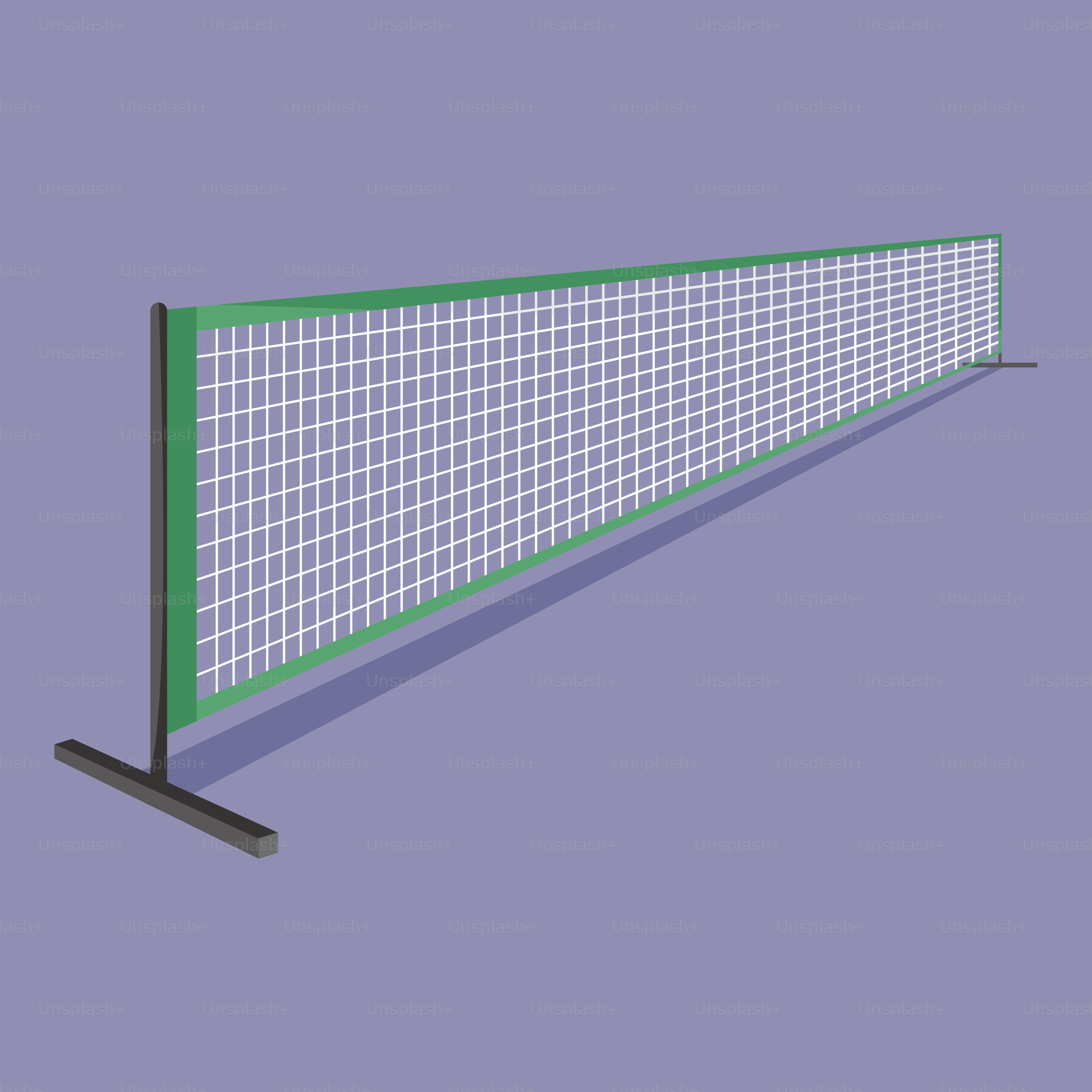 une raquette de tennis sur fond gris