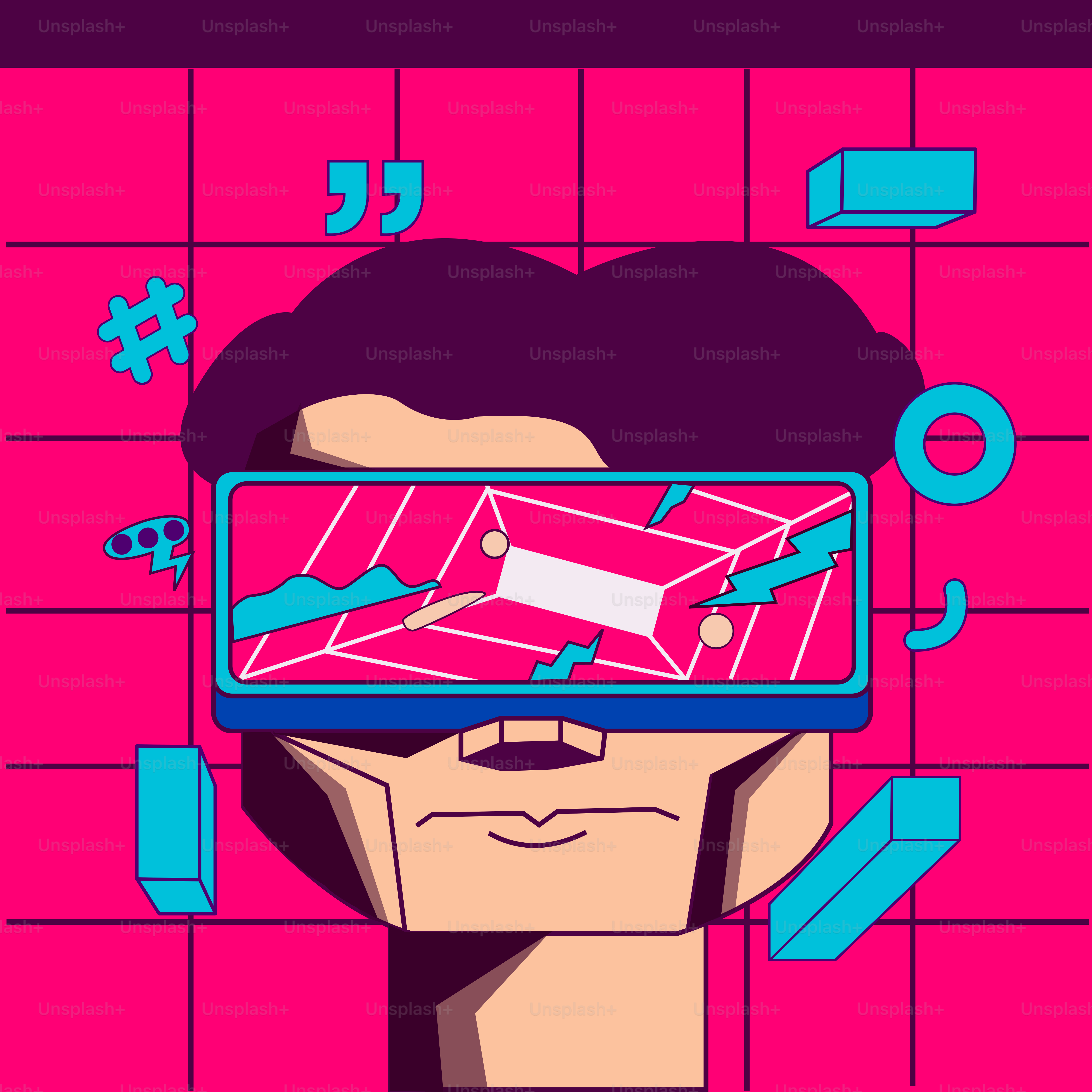 a man wearing a virtual reality headset