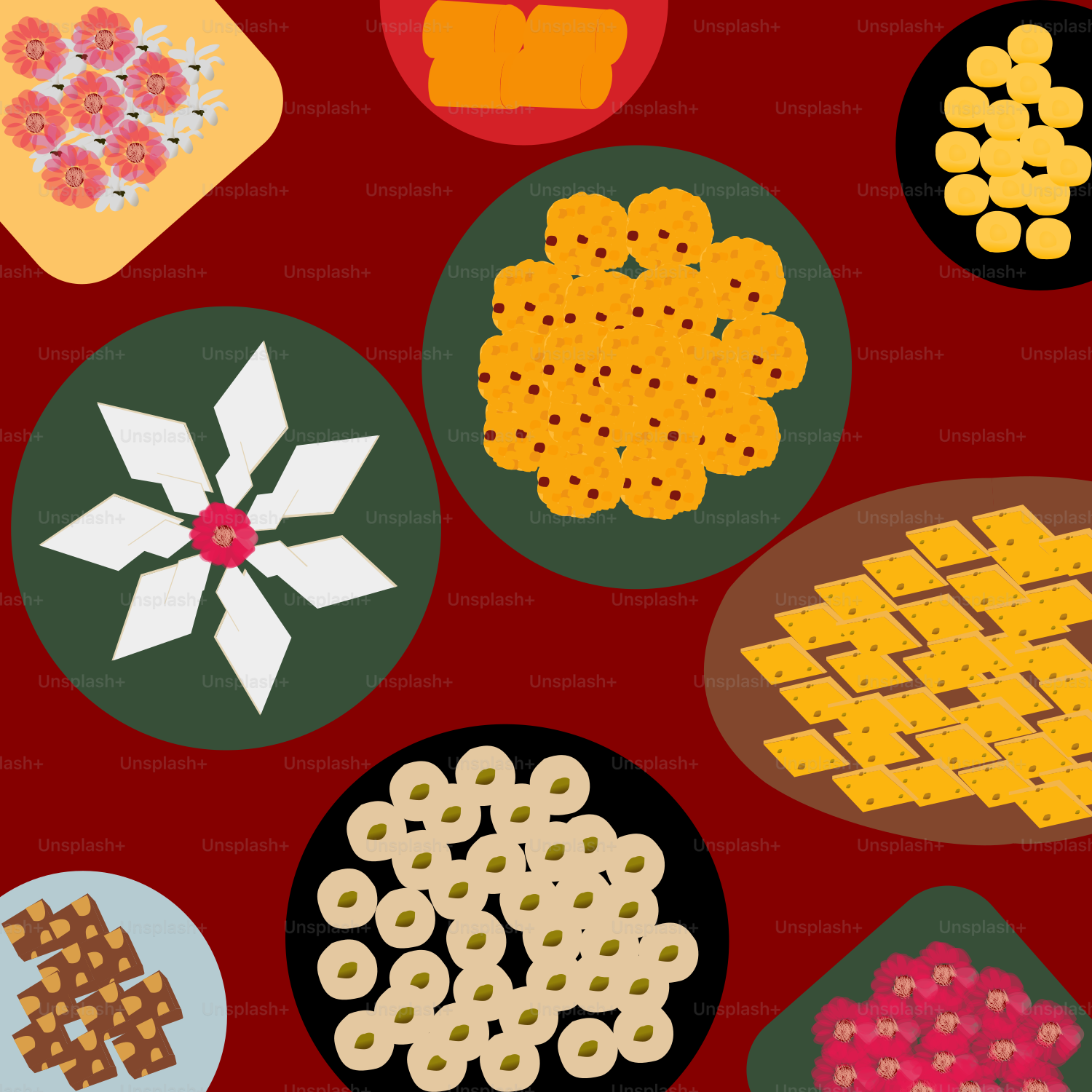 A bunch of different types of food on a table