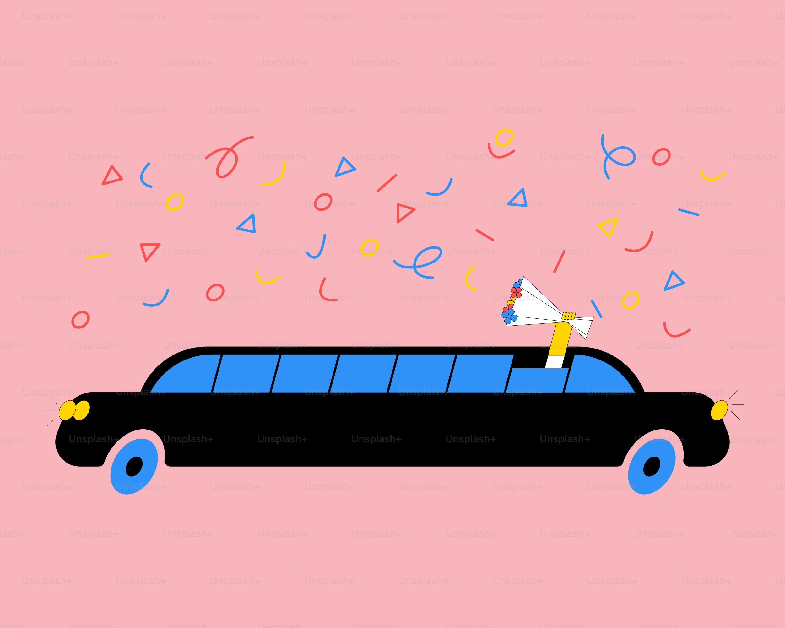 ein schwarzes Auto mit einem gelben Stern darauf