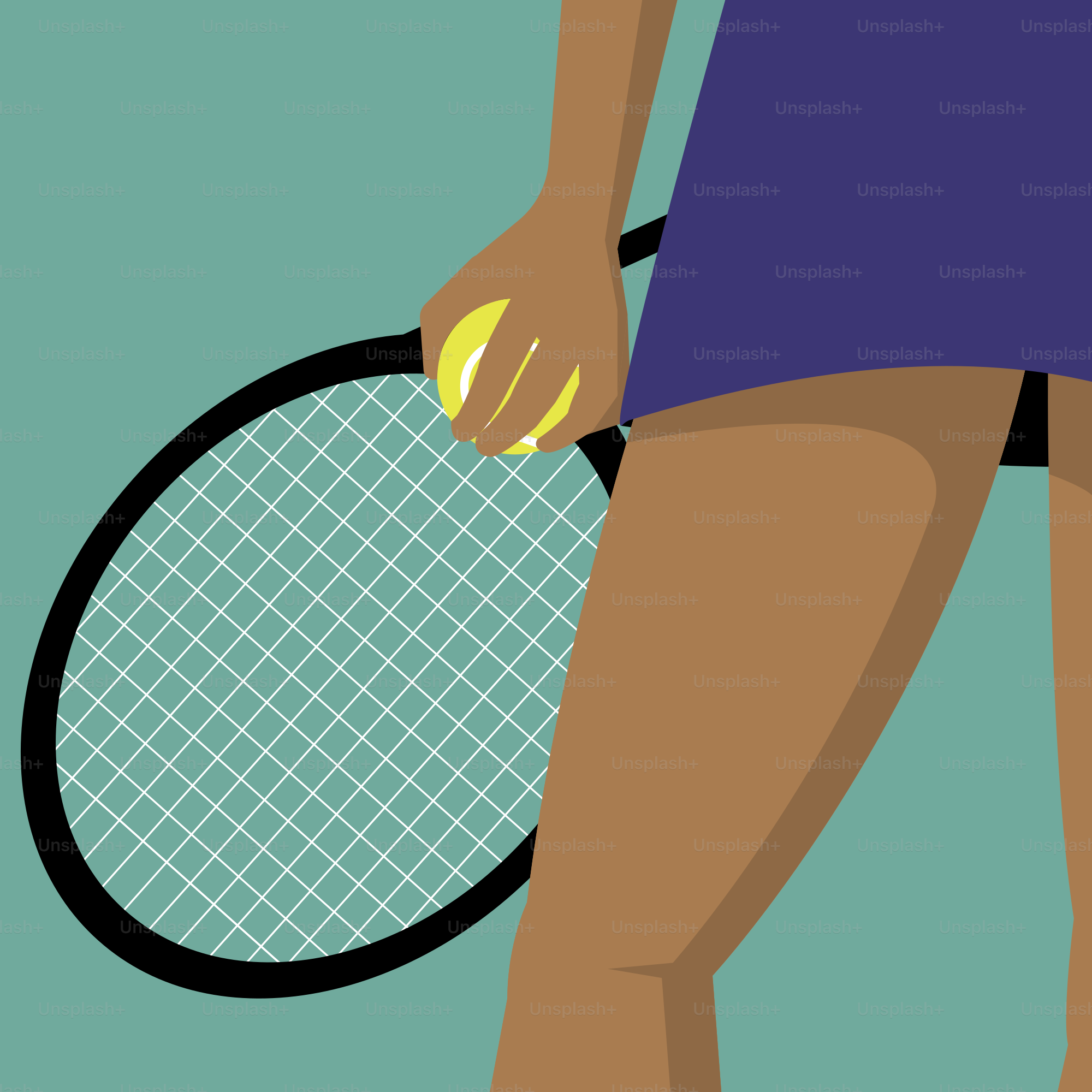 Una donna che tiene una racchetta da tennis su un campo da tennis